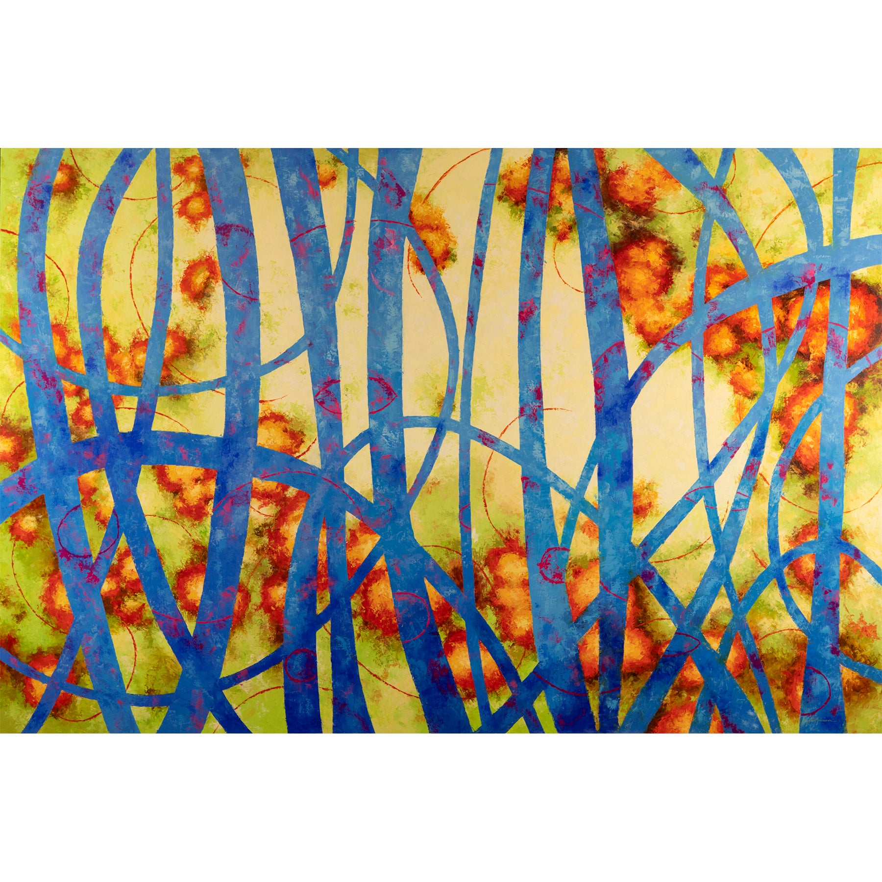 A Secret Garden ~ 48"x72" ~ Original oil painting on panel
