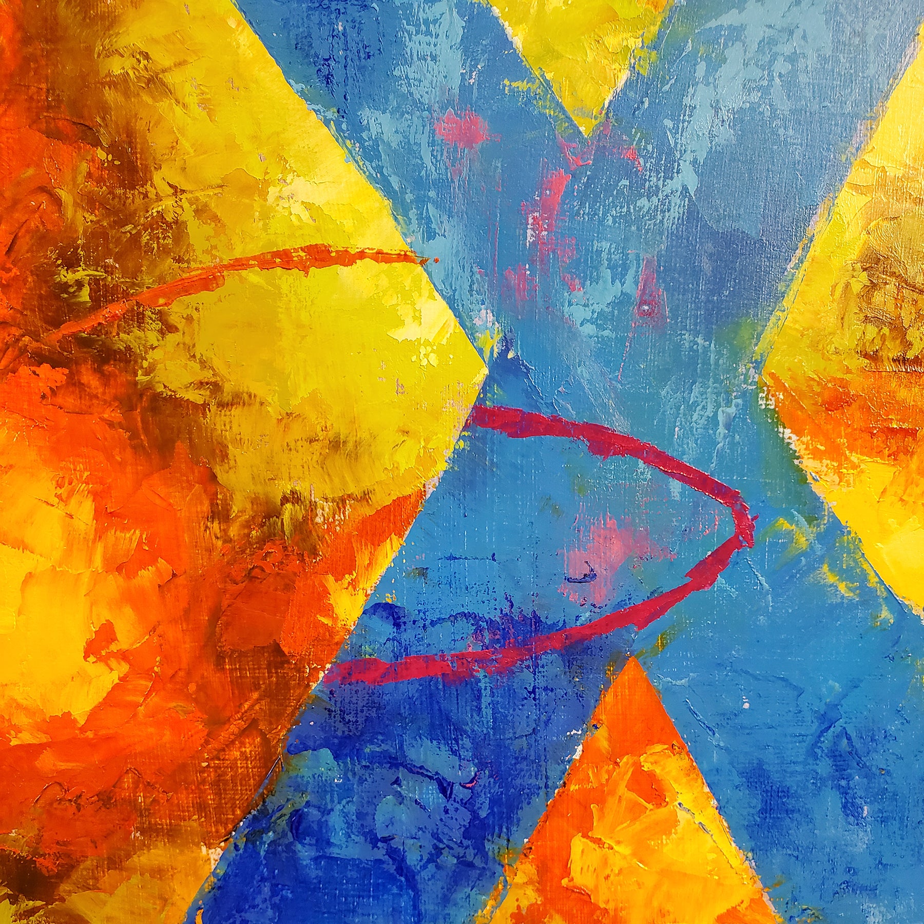 A Secret Garden ~ 48"x72" ~ Original oil painting on panel