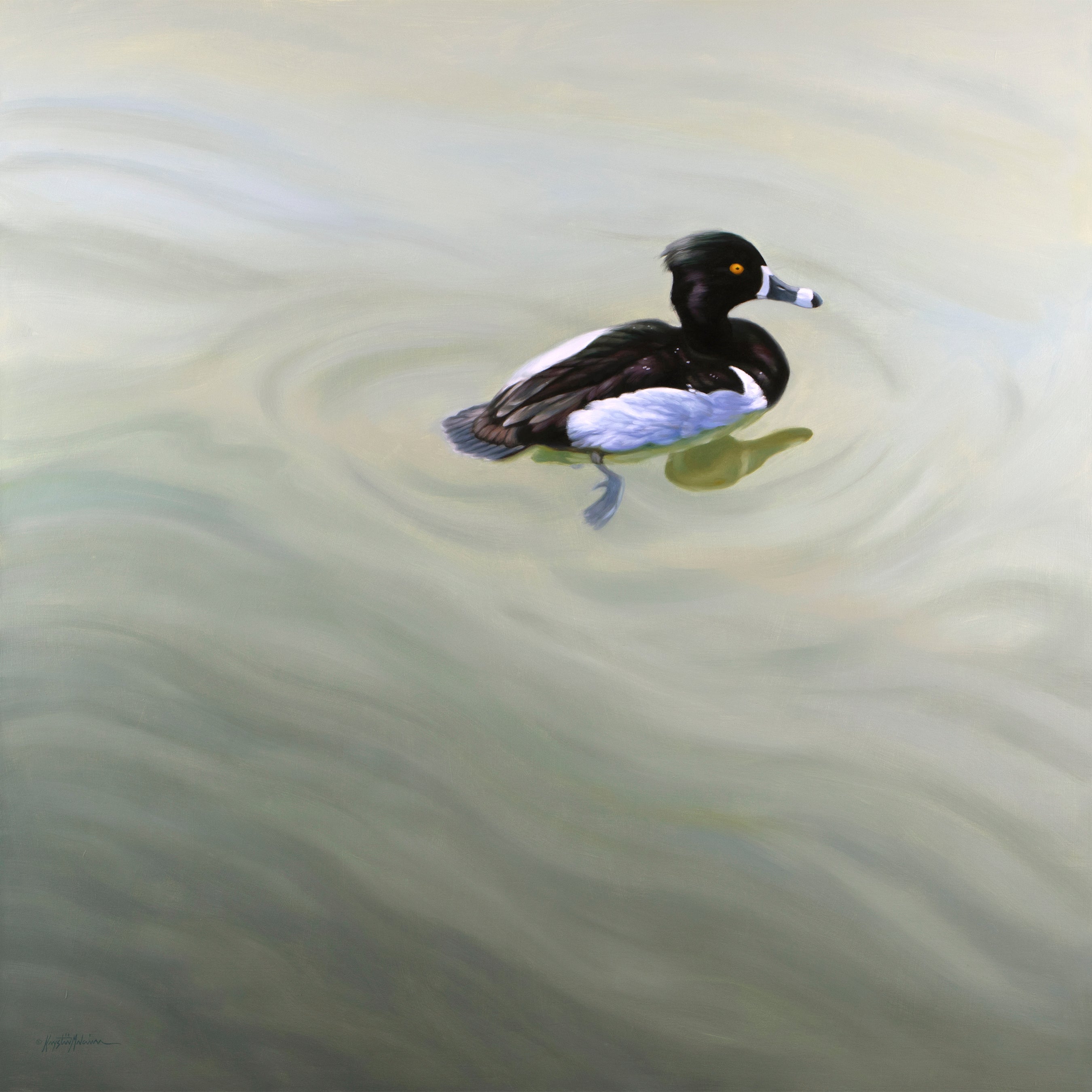 Afloat ~ Original Oil Painting on panel