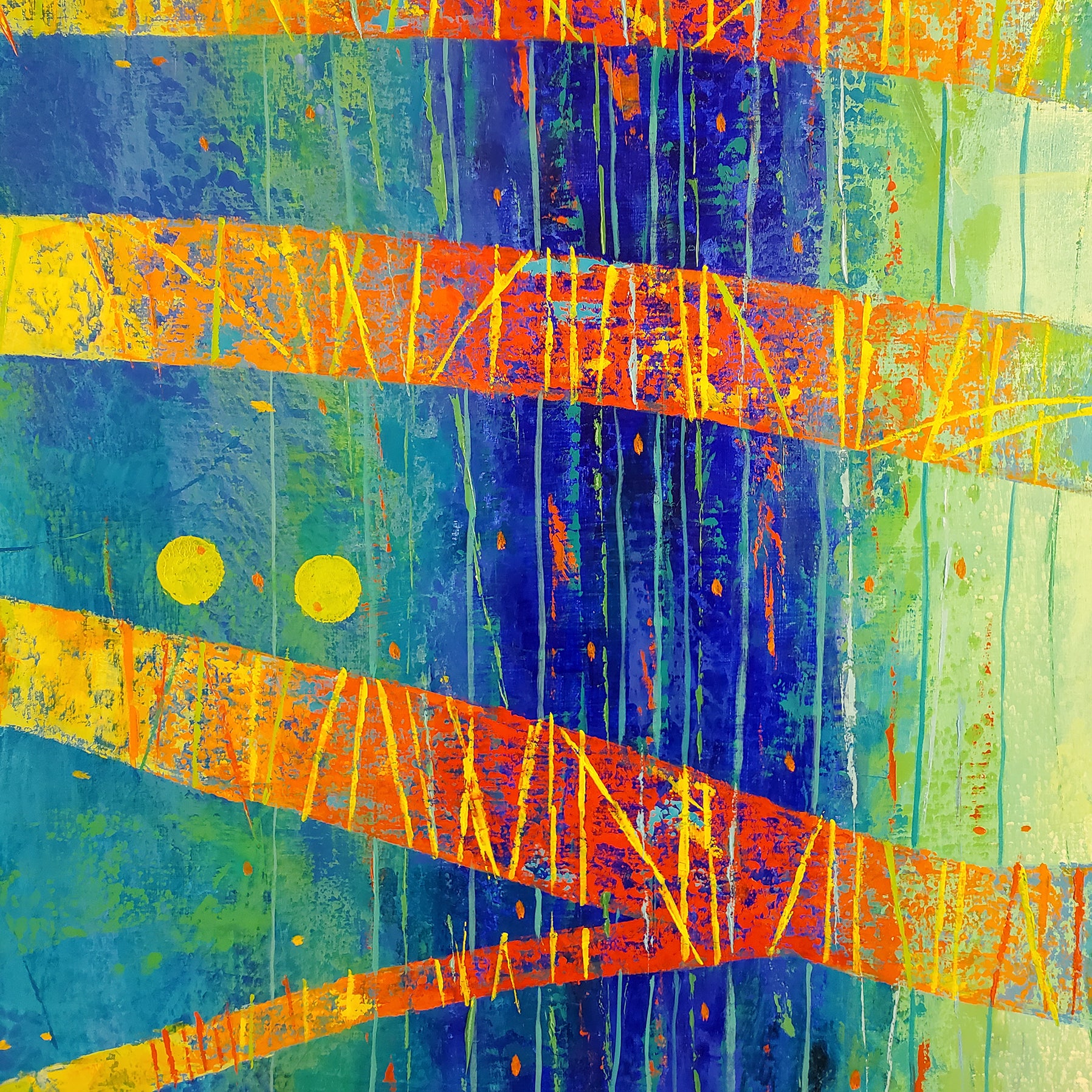 As The Tide Turns ~ 48"x72" ~ Original oil painting on panel