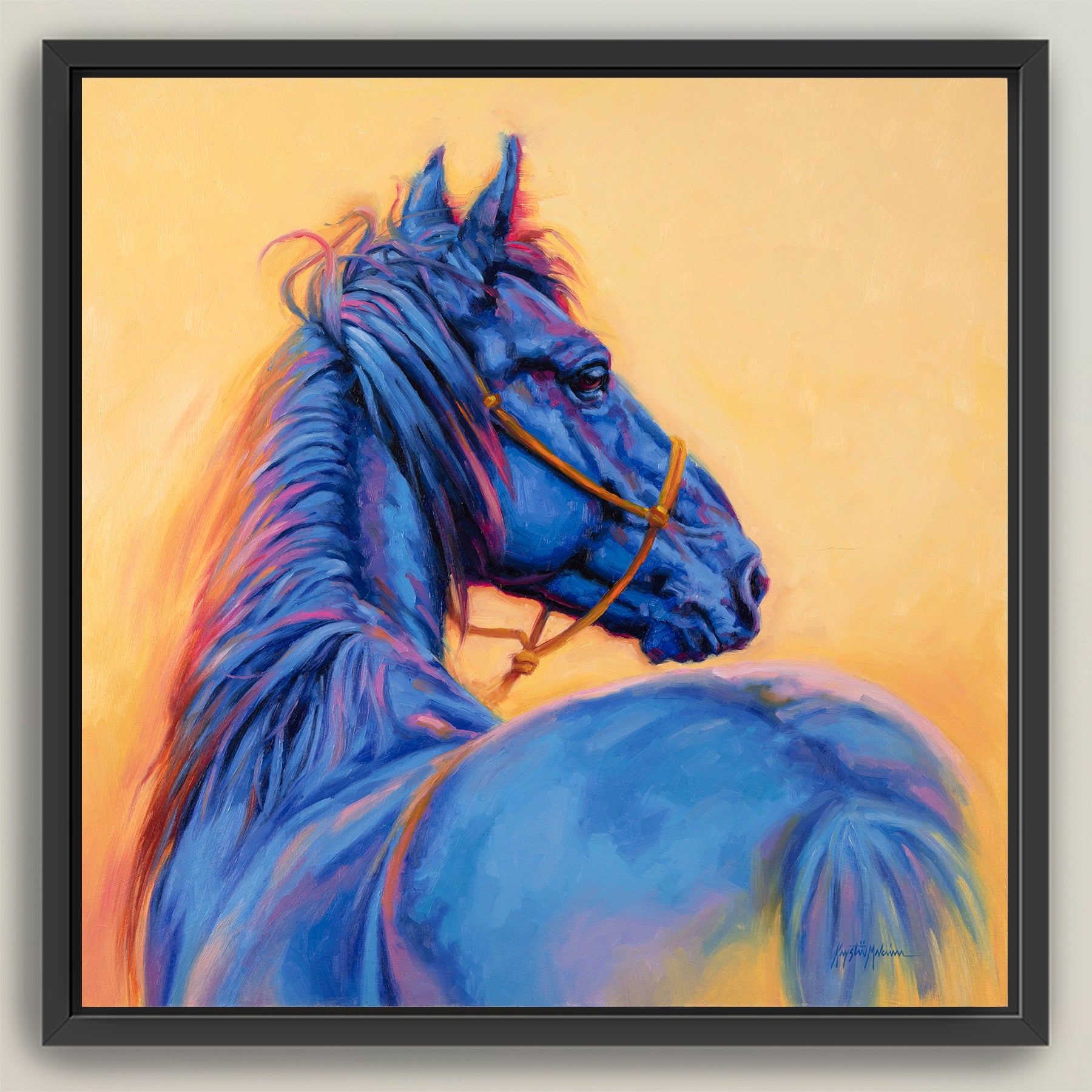 Mustang Colors ~ Square Canvas Edition Print Set