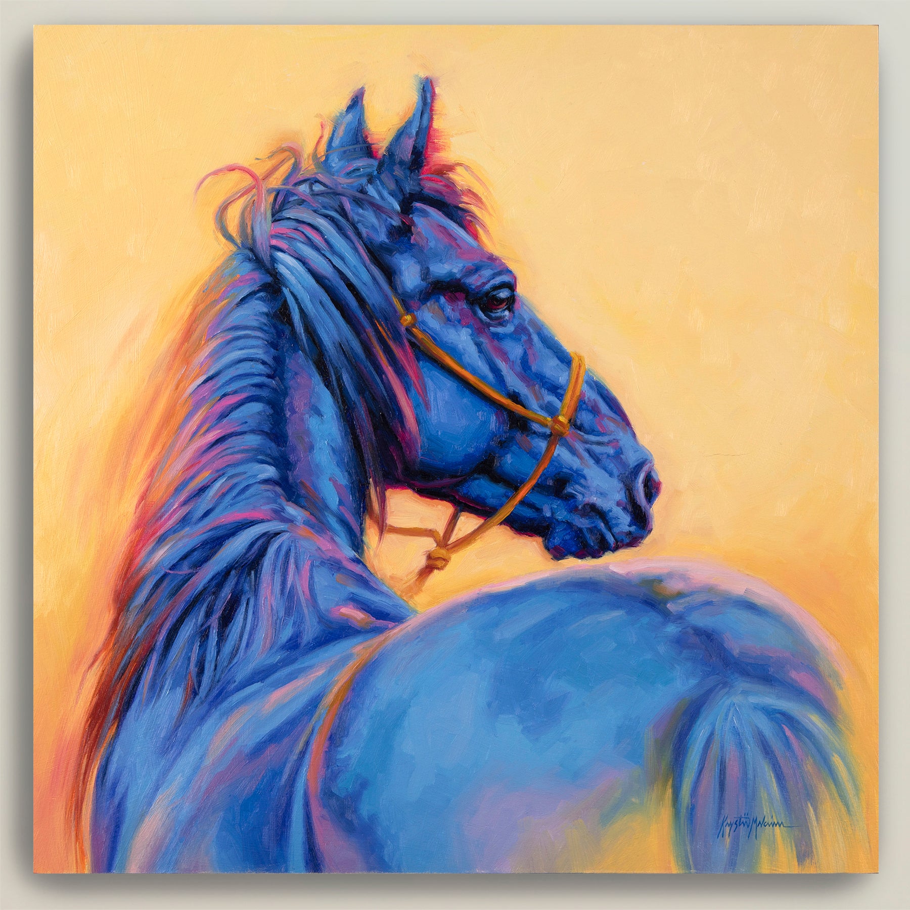 Mustang Colors ~ Square Canvas Edition Print Set