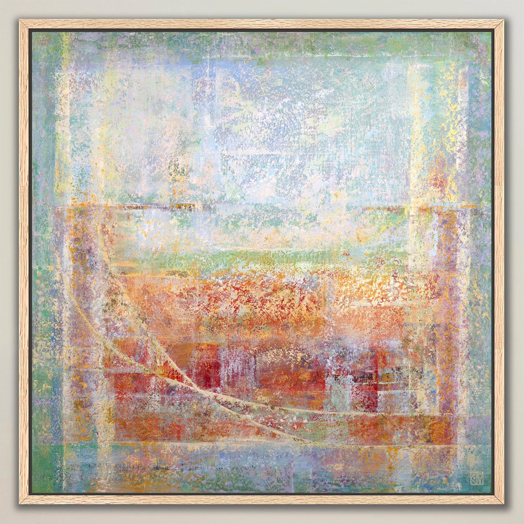 Bridge To My Heart ~ Square Canvas Edition Print