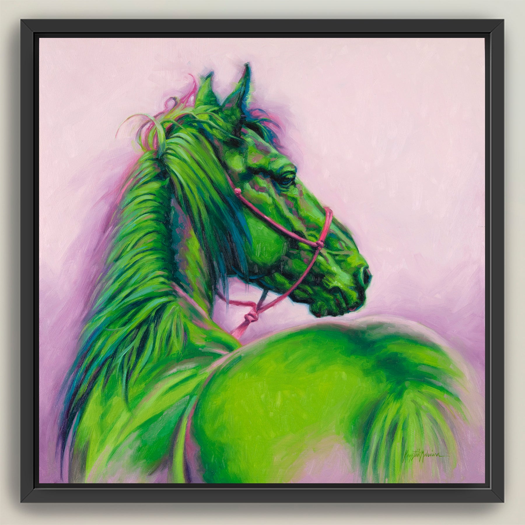 Mustang Colors ~ Square Canvas Edition Print Set