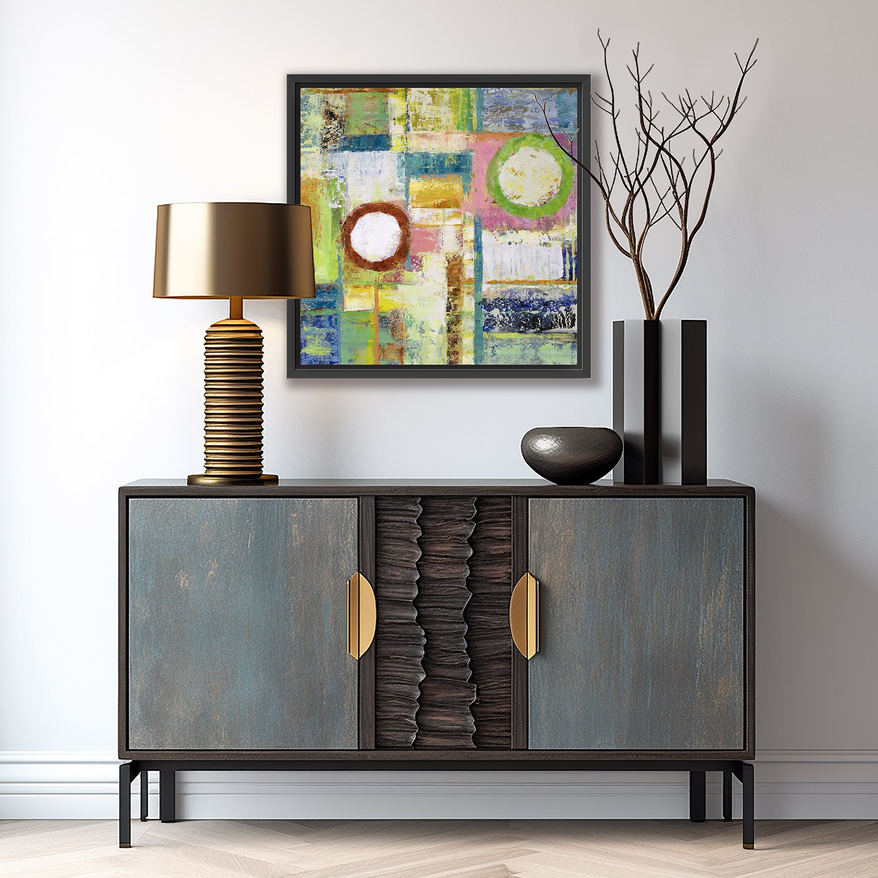 Just Around The Corner ~ Square Canvas Edition Print