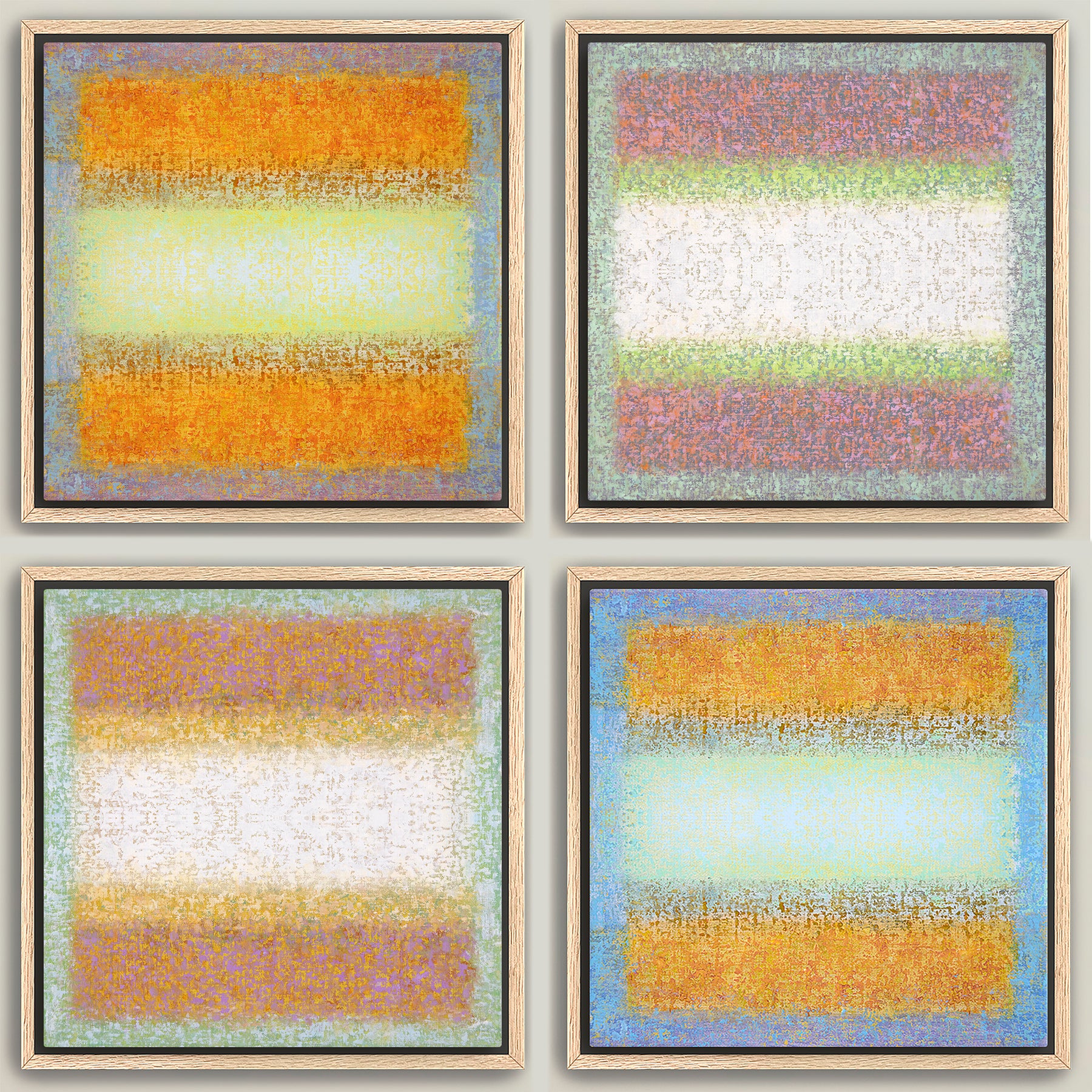 Fields Of Flowers ~ Square Canvas Edition Print