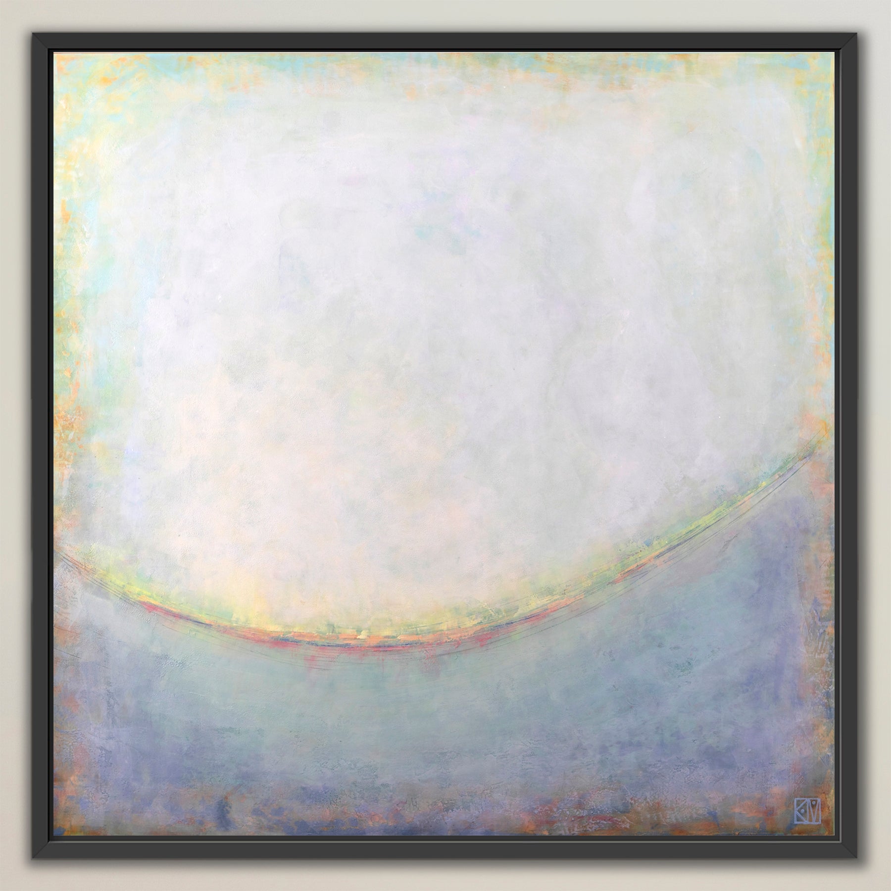 Listening To Mozart ~ Square Canvas Edition Print