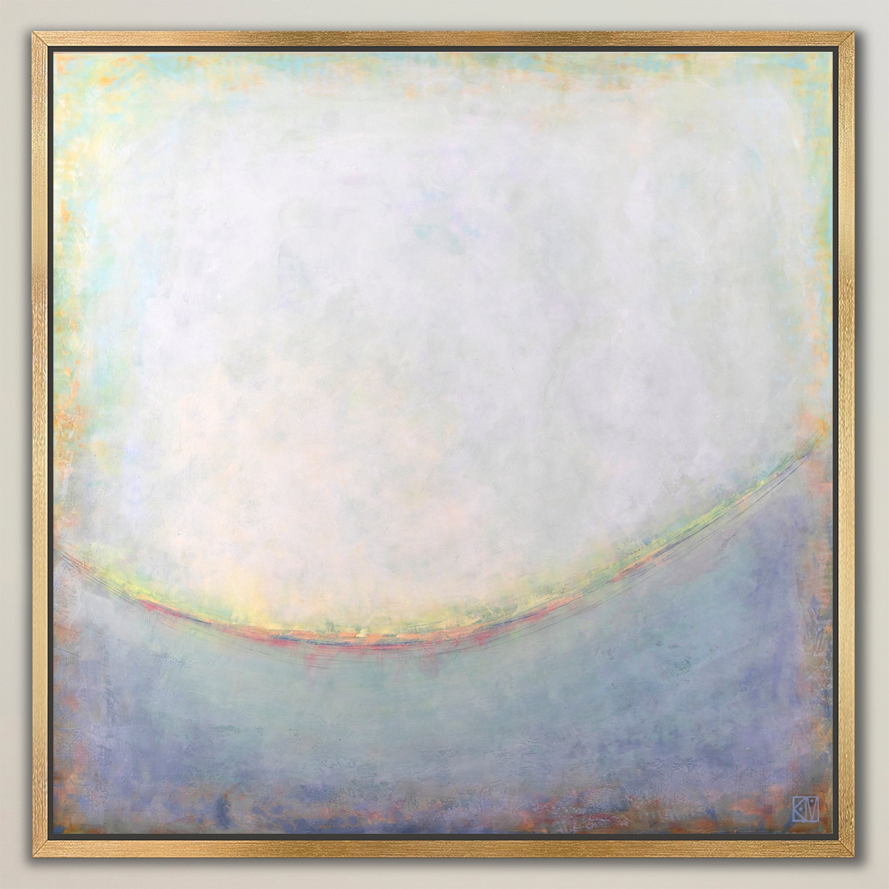 Listening To Mozart ~ Square Canvas Edition Print