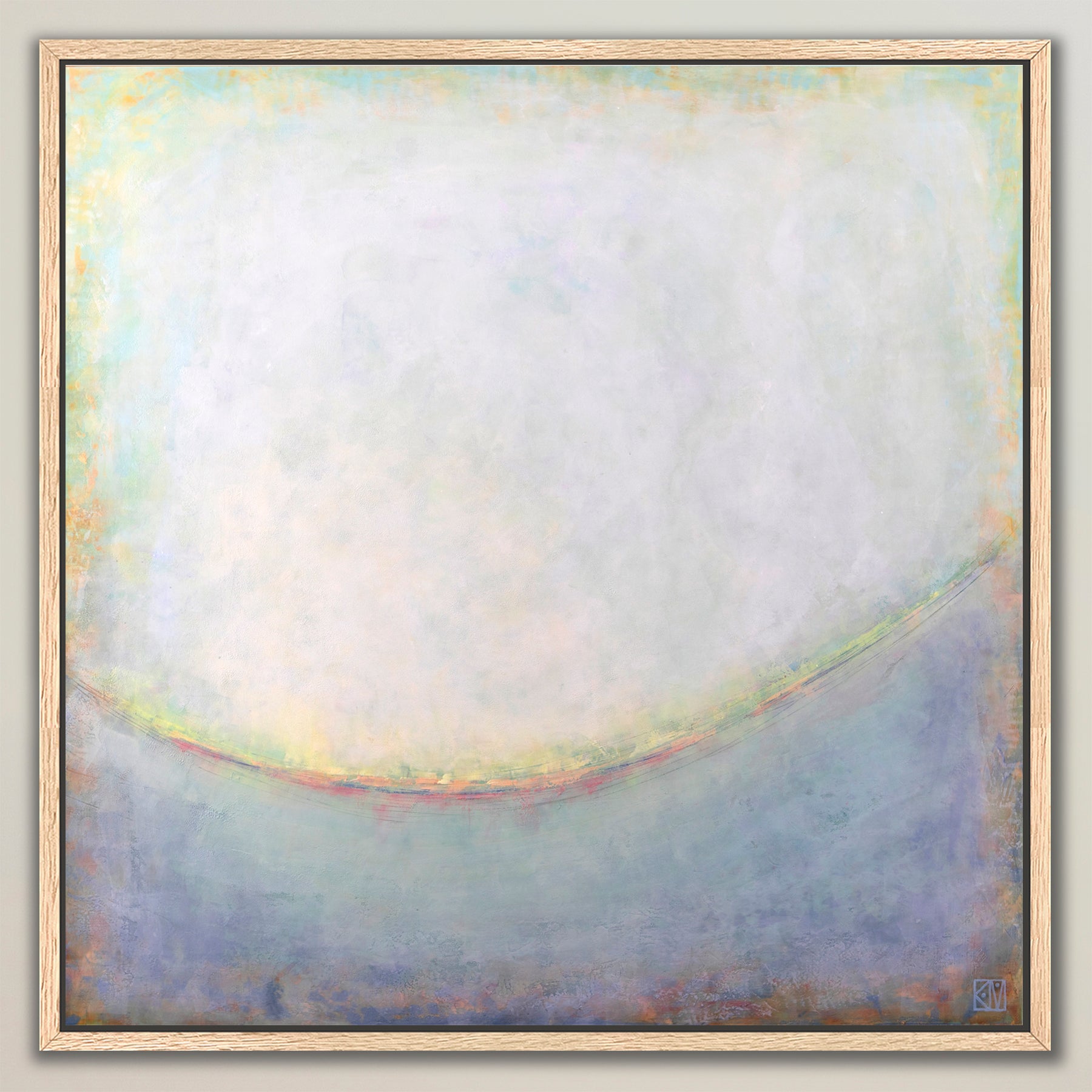 Listening To Mozart ~ Square Canvas Edition Print