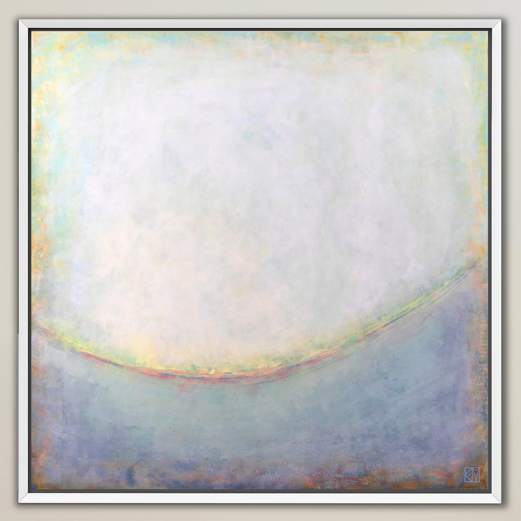 Listening To Mozart ~ Square Canvas Edition Print