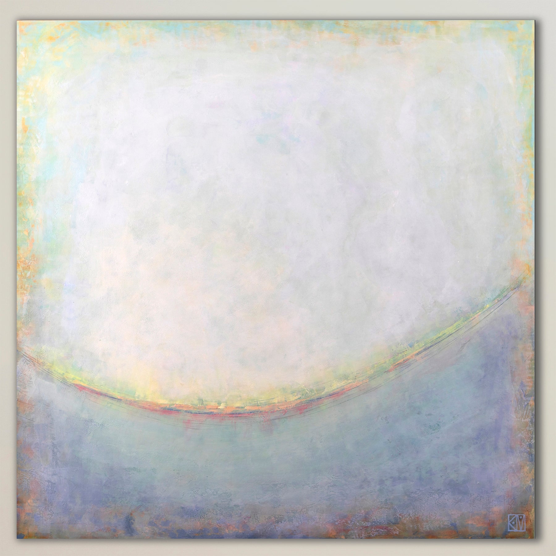 Listening To Mozart ~ Square Canvas Edition Print