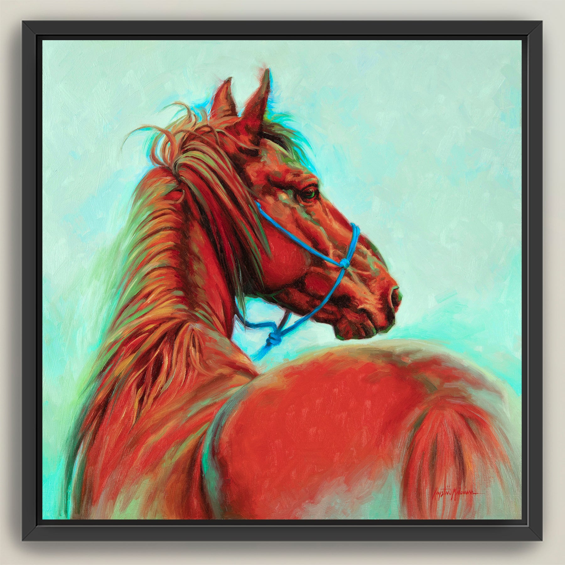 Mustang Colors ~ Square Canvas Edition Print Set