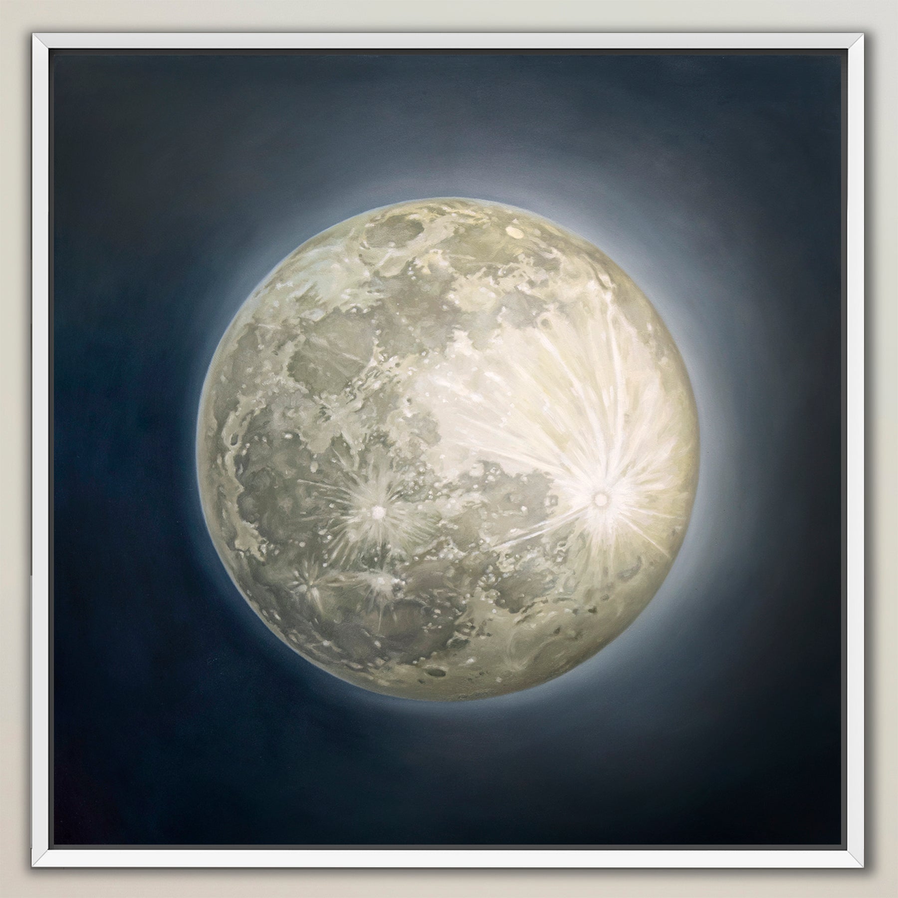 Snow Moon ~ Square Canvas Edition Print