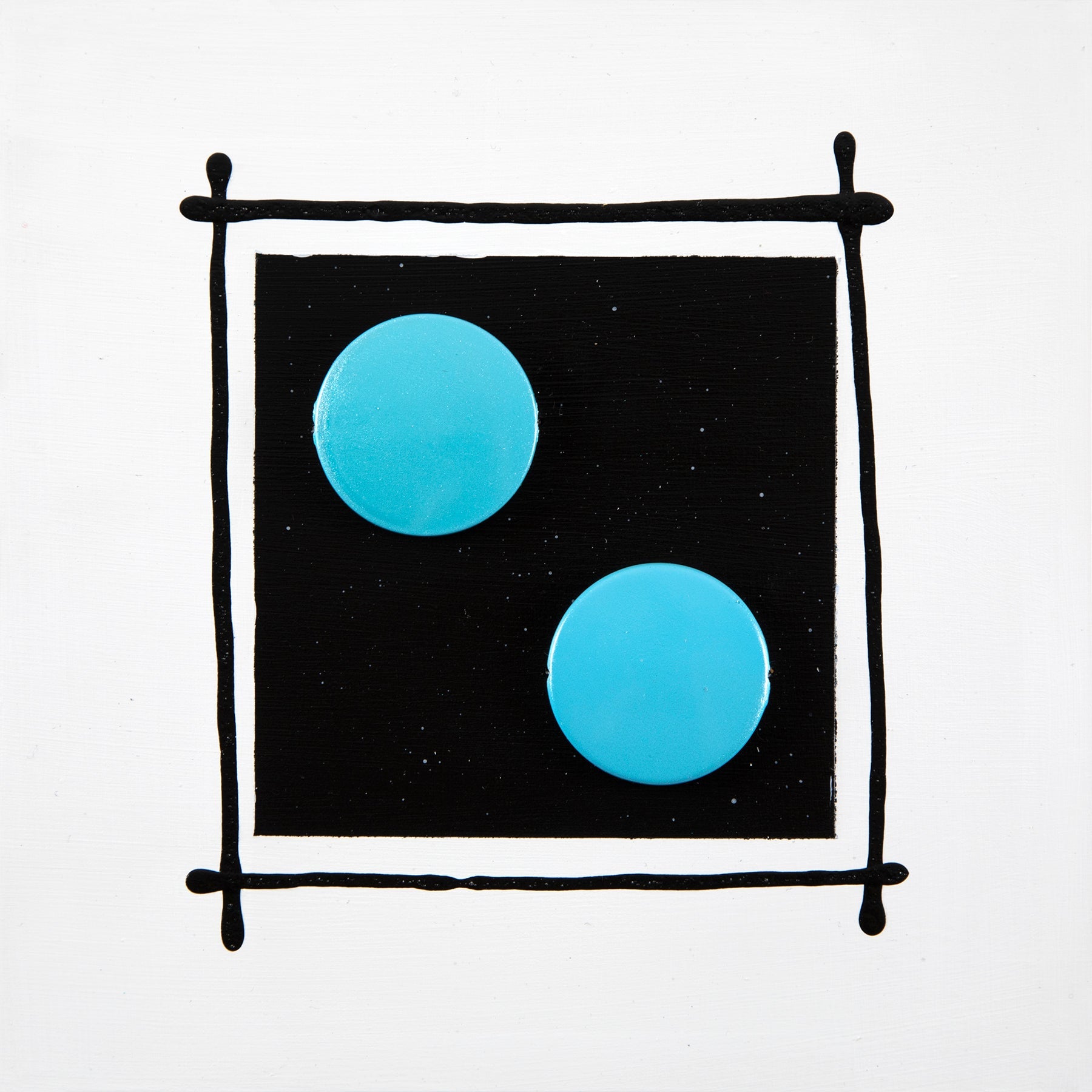 Keepsakes ~ 8"x8" each ~ Original paintings with beads on panel