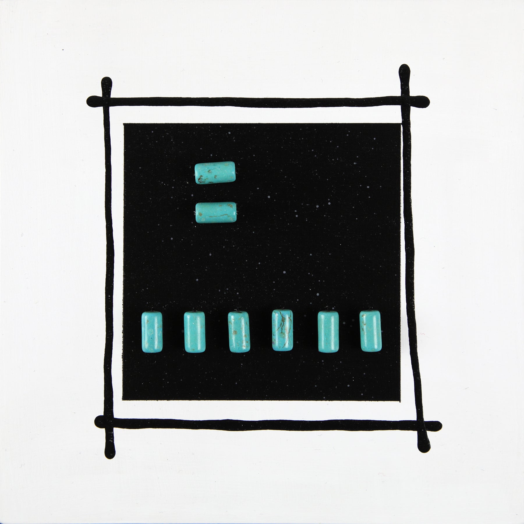 Keepsakes ~ 8"x8" each ~ Original paintings with beads on panel