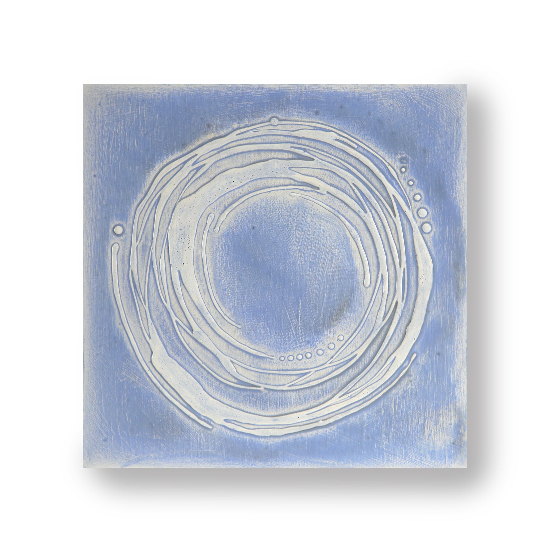 Pool ~ 12"x12" ~ Original textured painting on panel