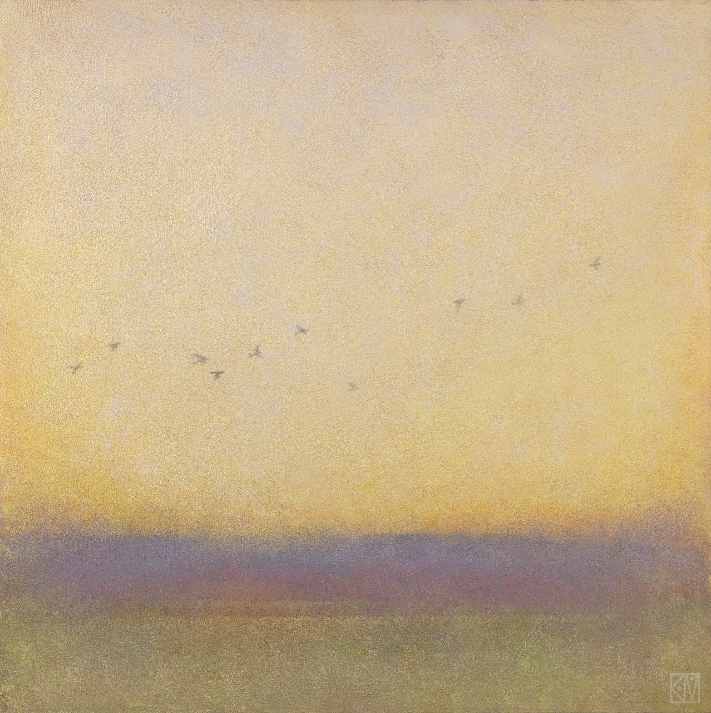 Above ~ 24"x24" ~ Original oil painting on panel