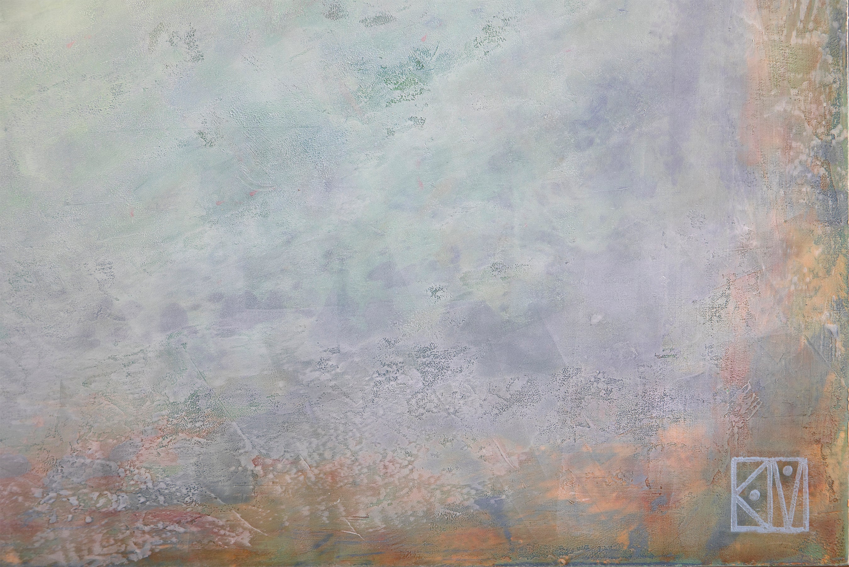 Listening To Mozart ~ 30"x30" ~ Original oil painting on panel