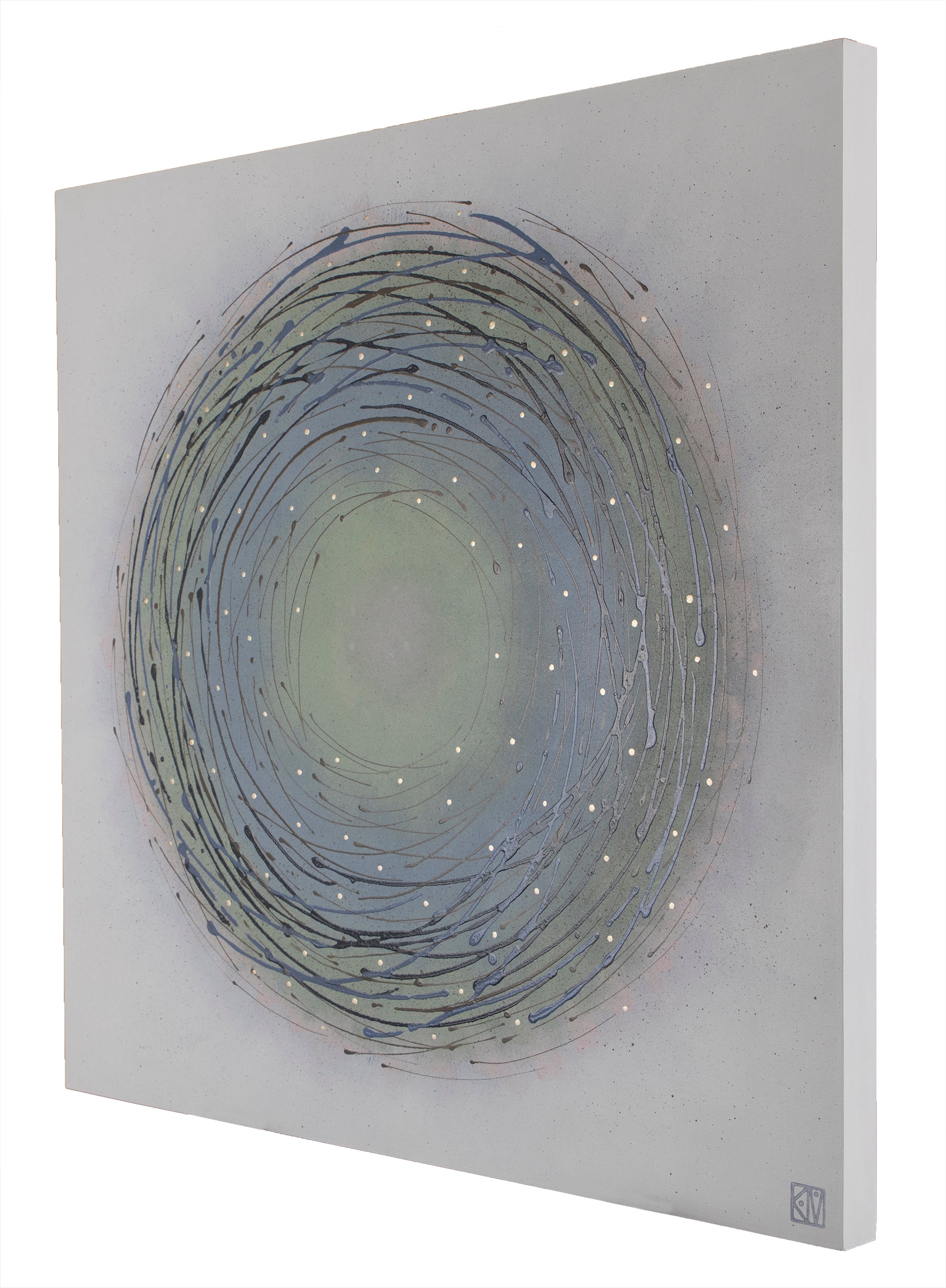 Nest ~ 30"x30" ~ Original painting on panel