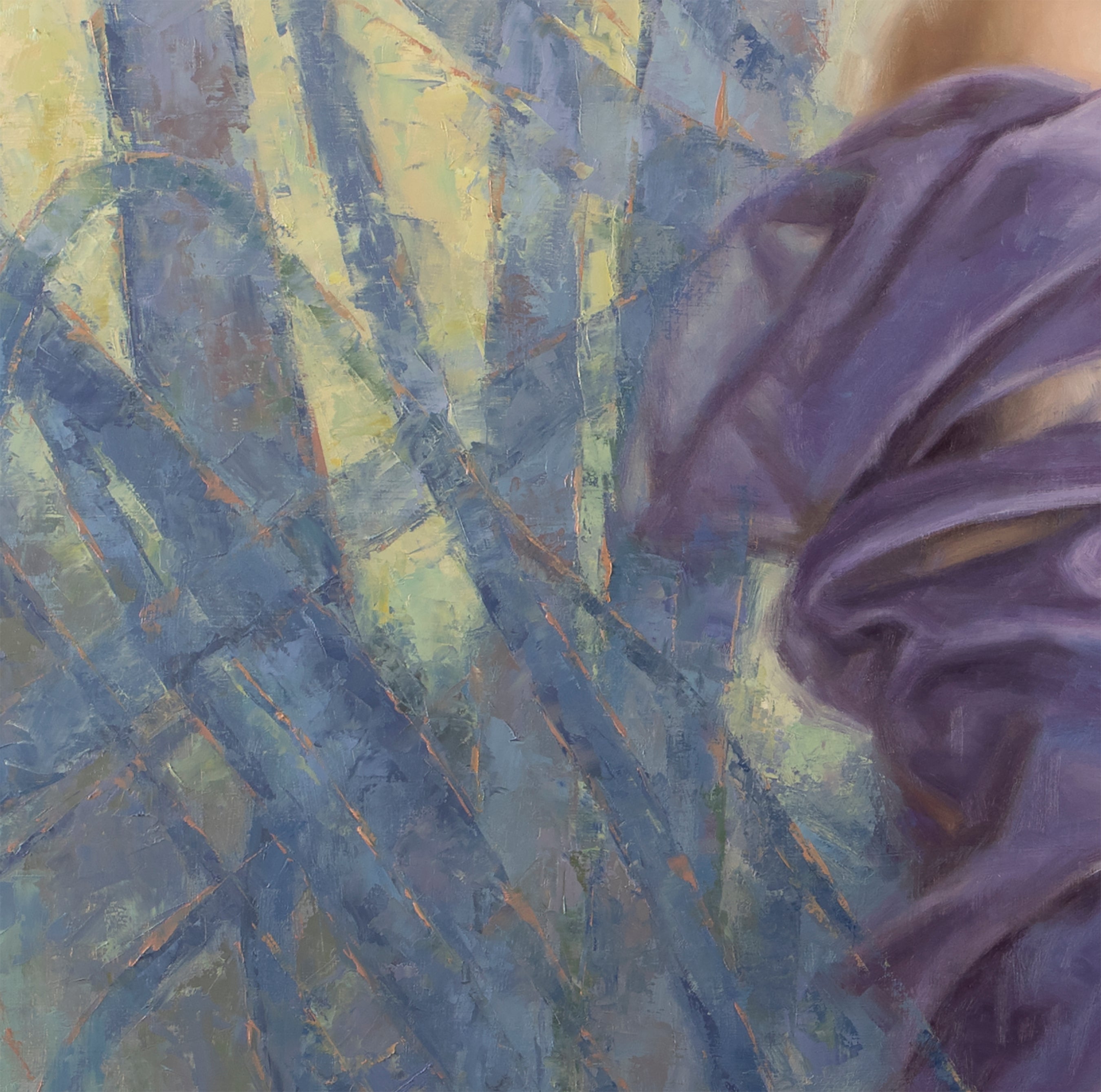 Strange Woods ~ 36"x36" ~ Original oil painting on panel