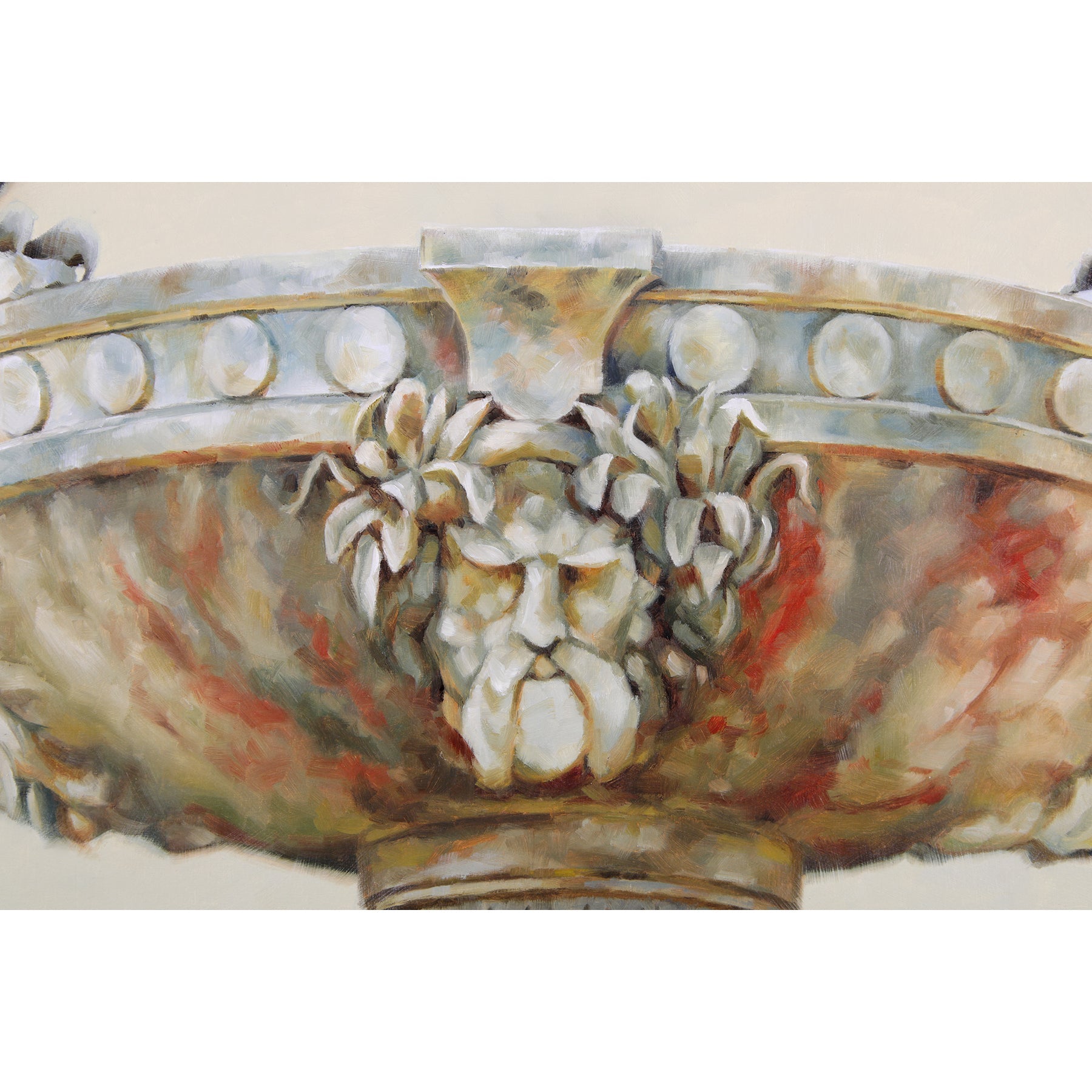 Stone Eagles ~ 36"x36" ~ Original Oil Painting on Panel