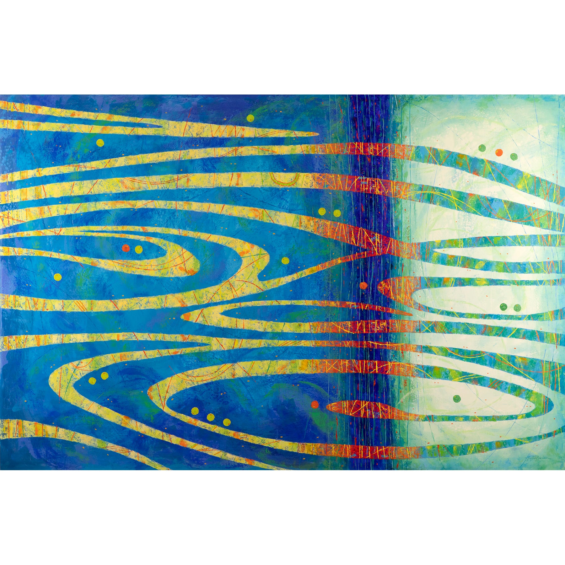 As The Tide Turns ~ 48"x72" ~ Original oil painting on panel