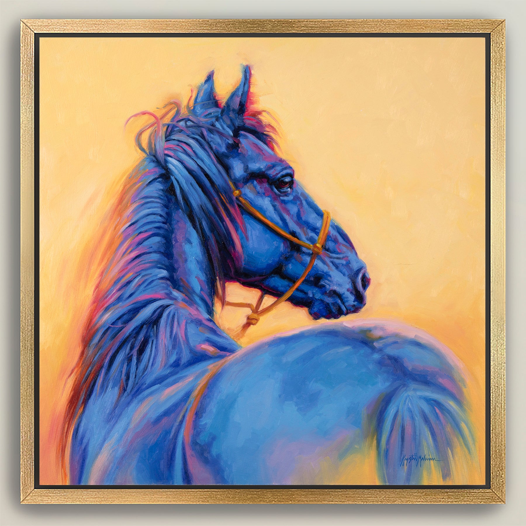 Mustang Colors ~ Square Canvas Edition Print Set