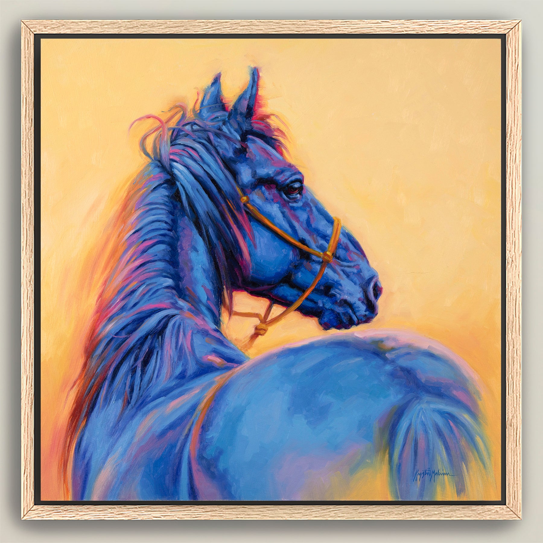 Mustang Colors ~ Square Canvas Edition Print Set
