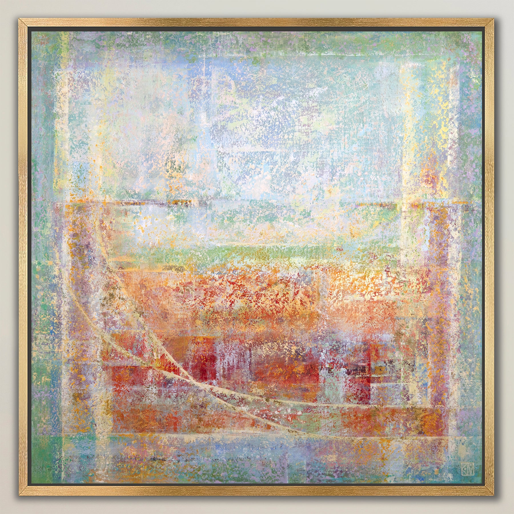 Bridge To My Heart ~ Square Canvas Edition Print