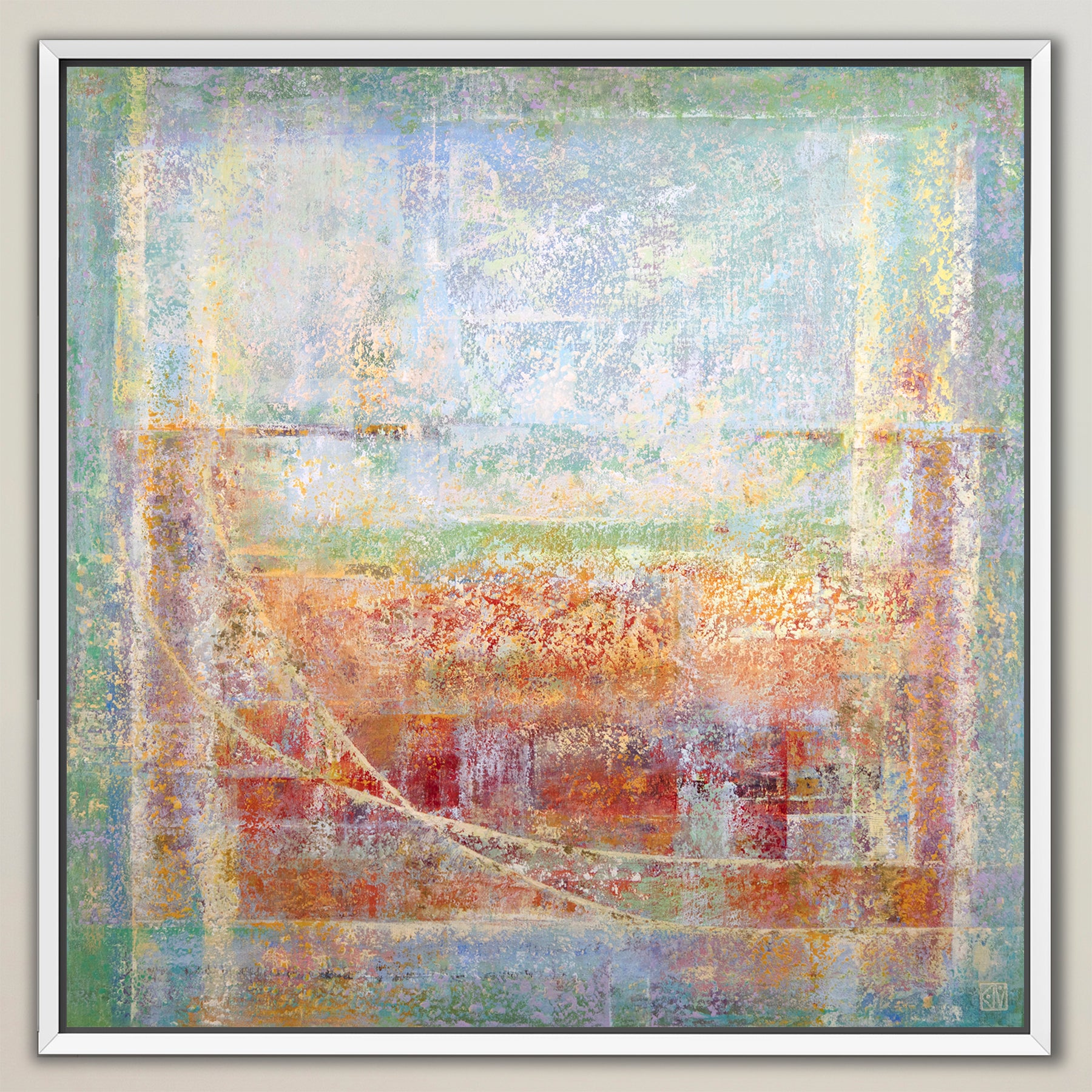Bridge To My Heart ~ Square Canvas Edition Print