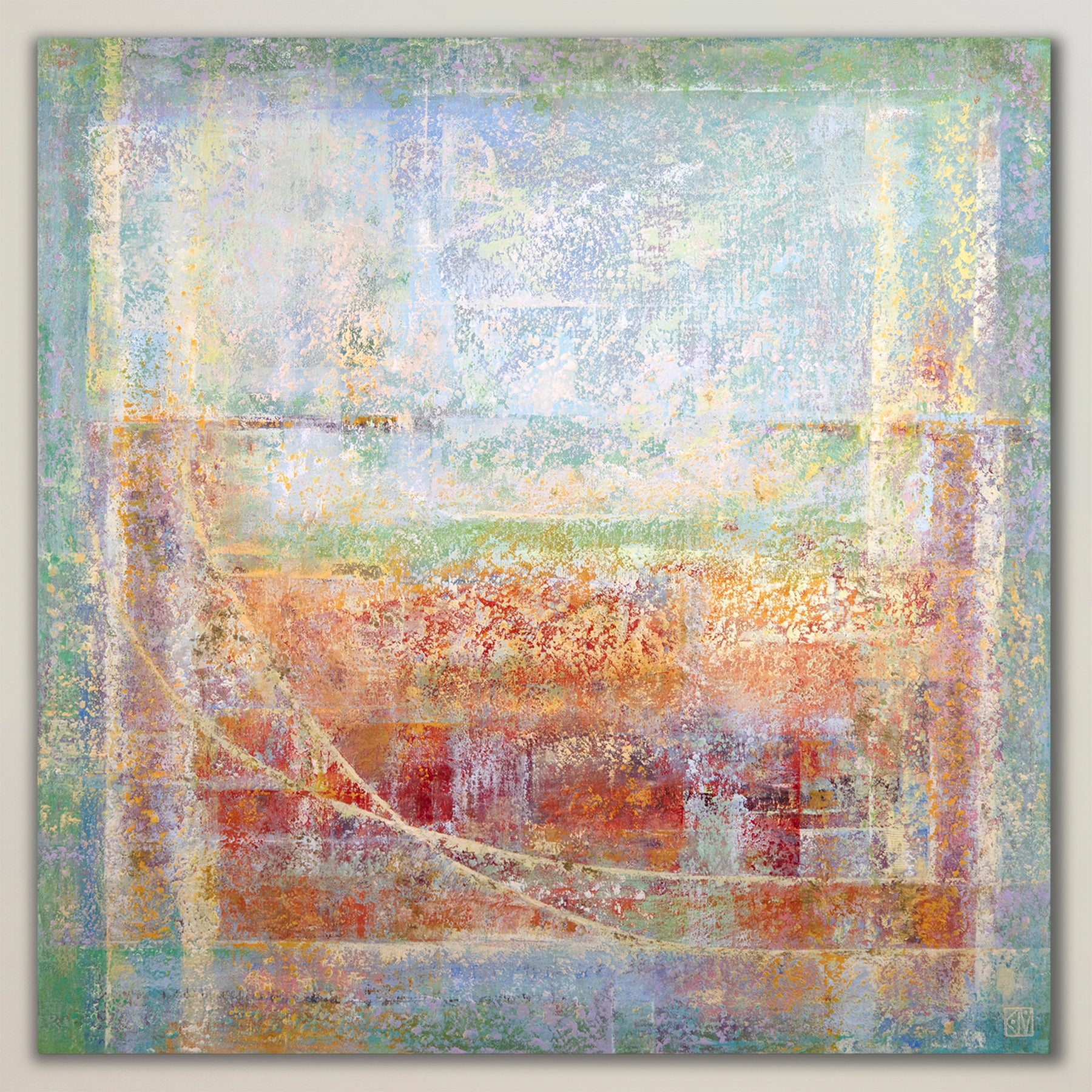 Bridge To My Heart ~ Square Canvas Edition Print