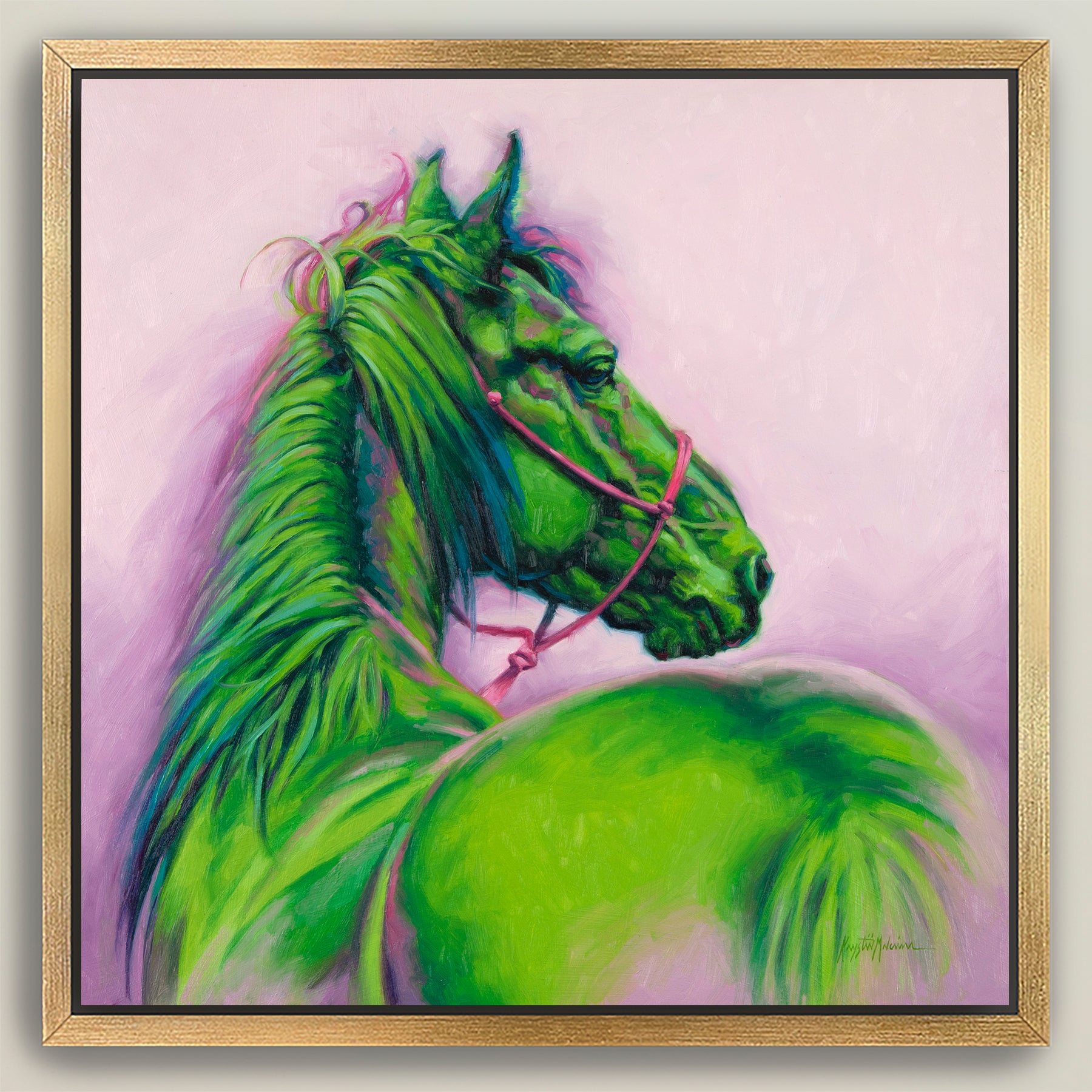 Mustang Colors ~ Square Canvas Edition Print Set
