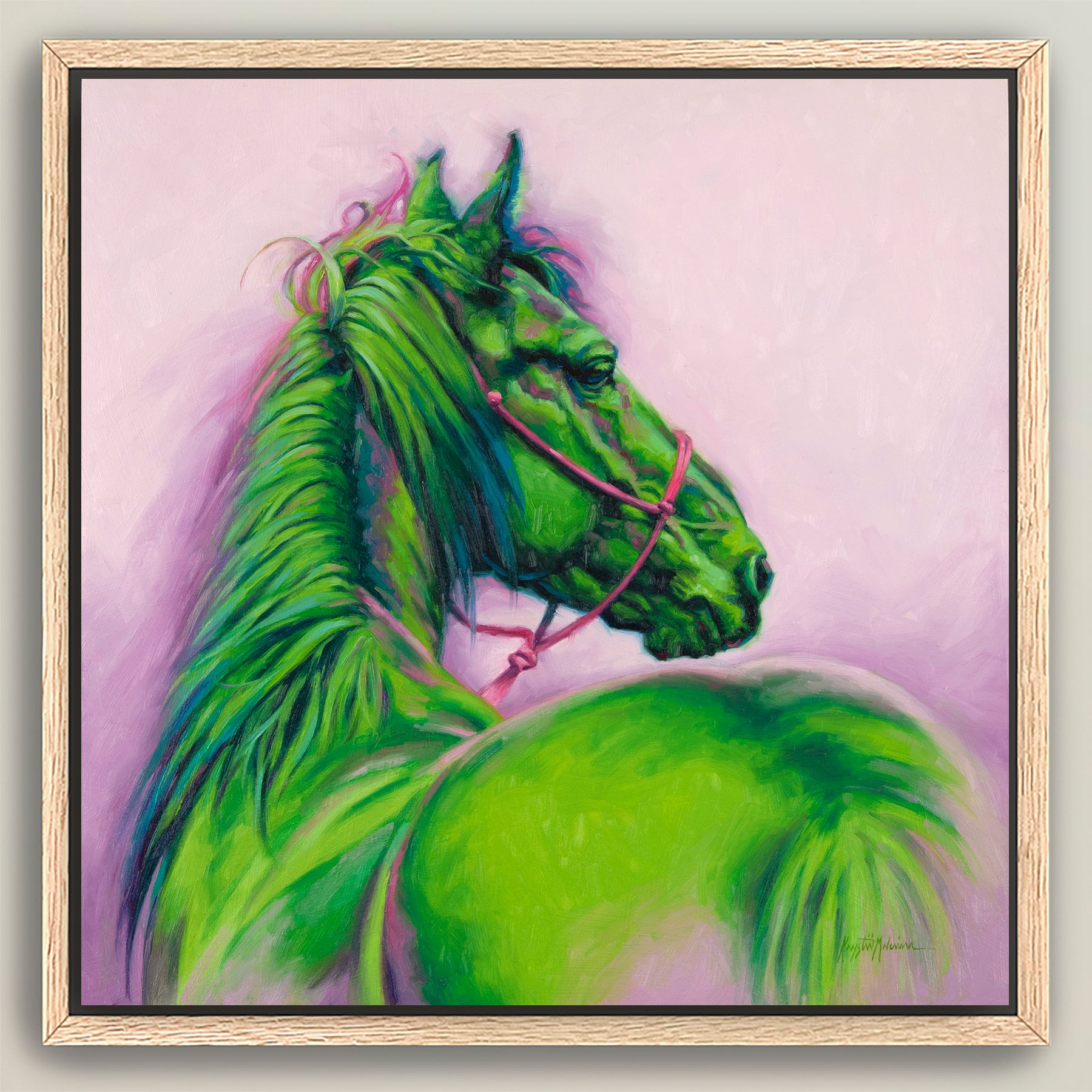 Mustang Colors ~ Square Canvas Edition Print Set
