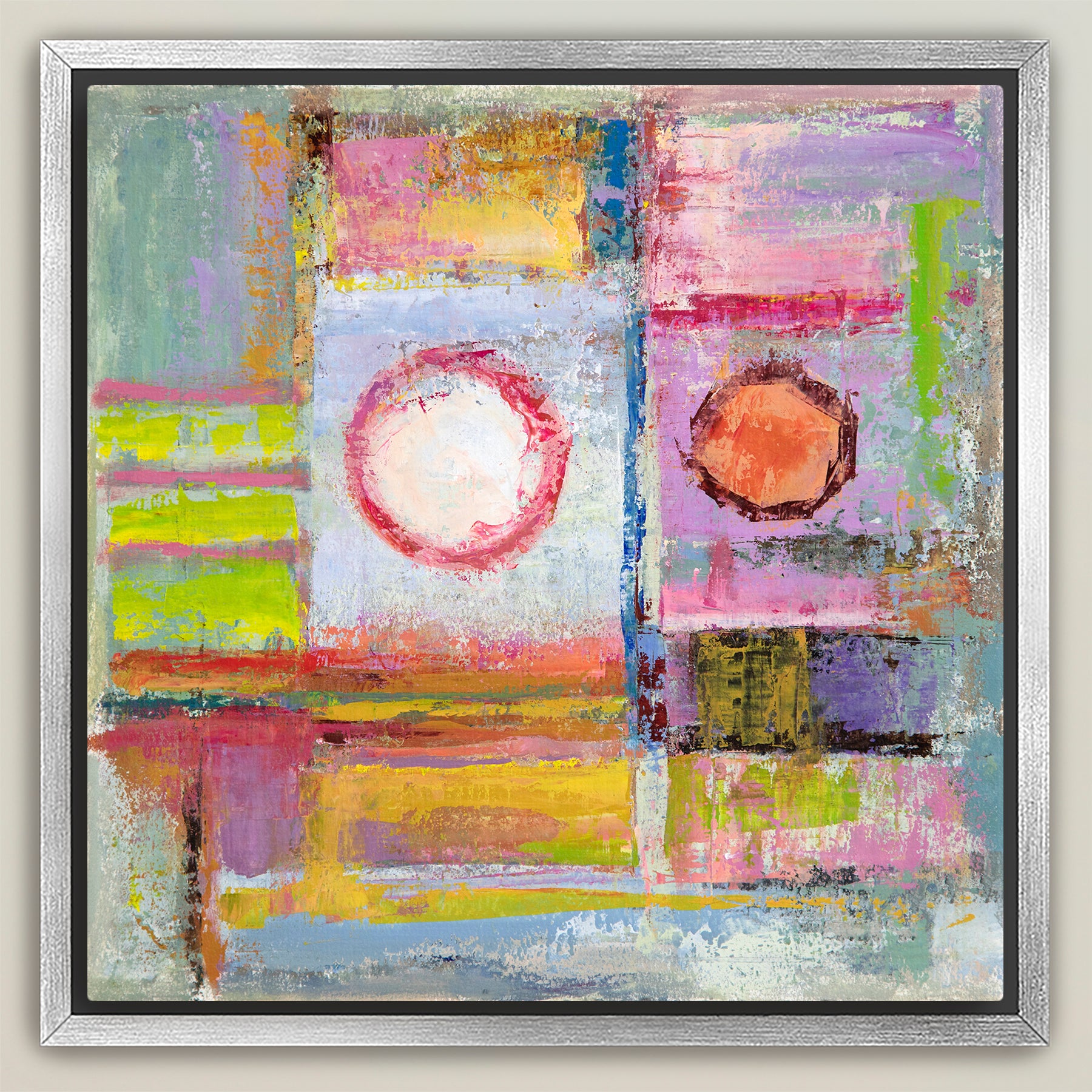 My Friend Next Door ~ Square Canvas Edition Print