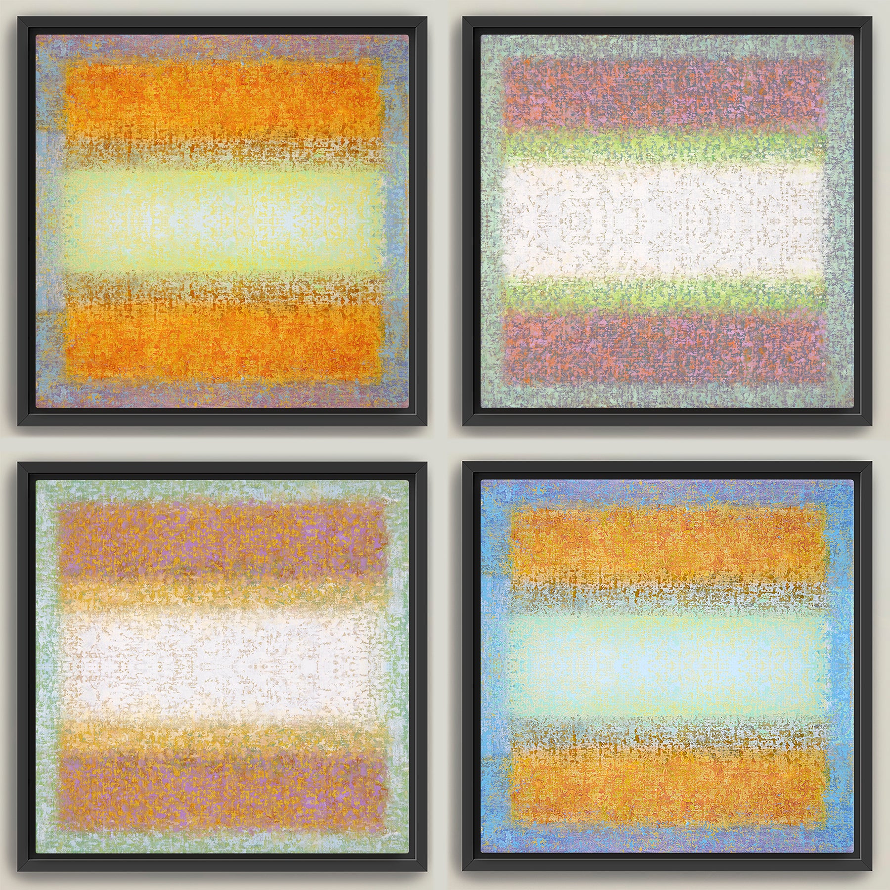 Fields Of Flowers ~ Square Canvas Edition Print