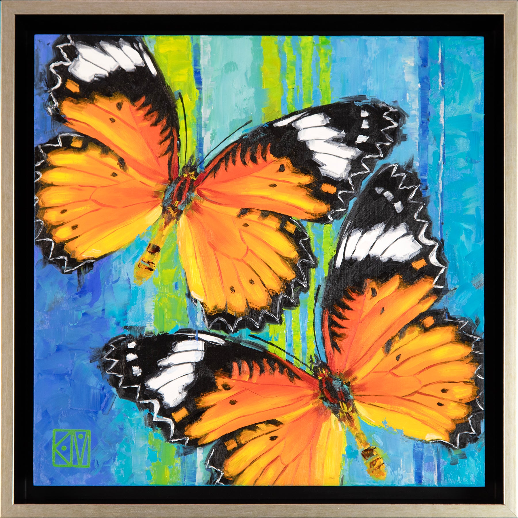 Leopard Lacewing ~ Original Oil Painting