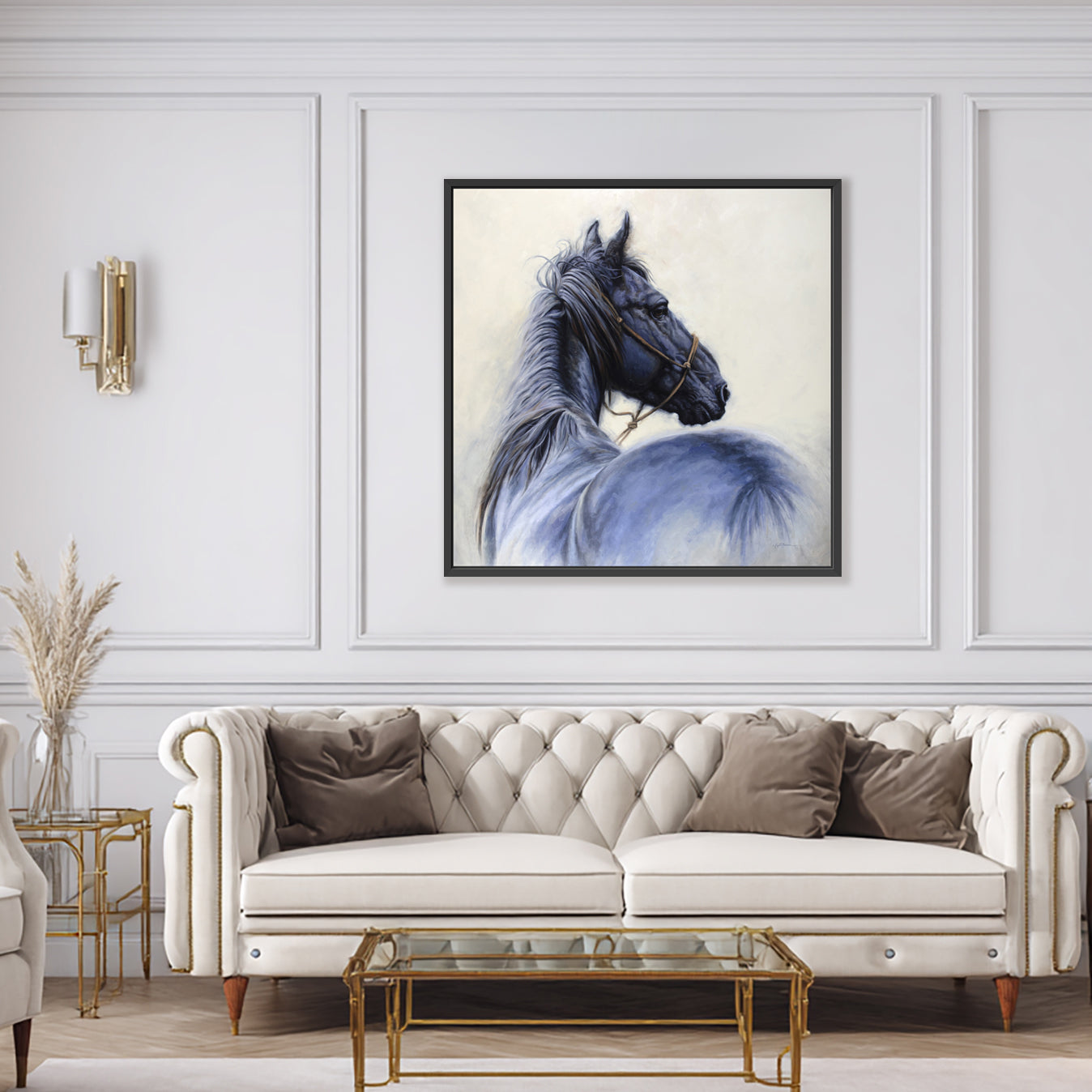 Mustang ~ Square Canvas Edition Print