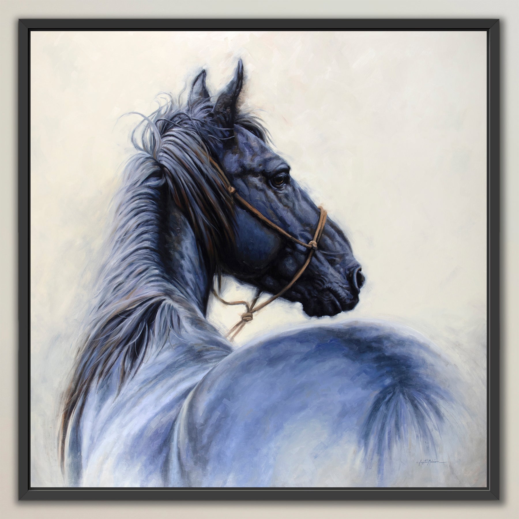 Mustang ~ Square Canvas Edition Print