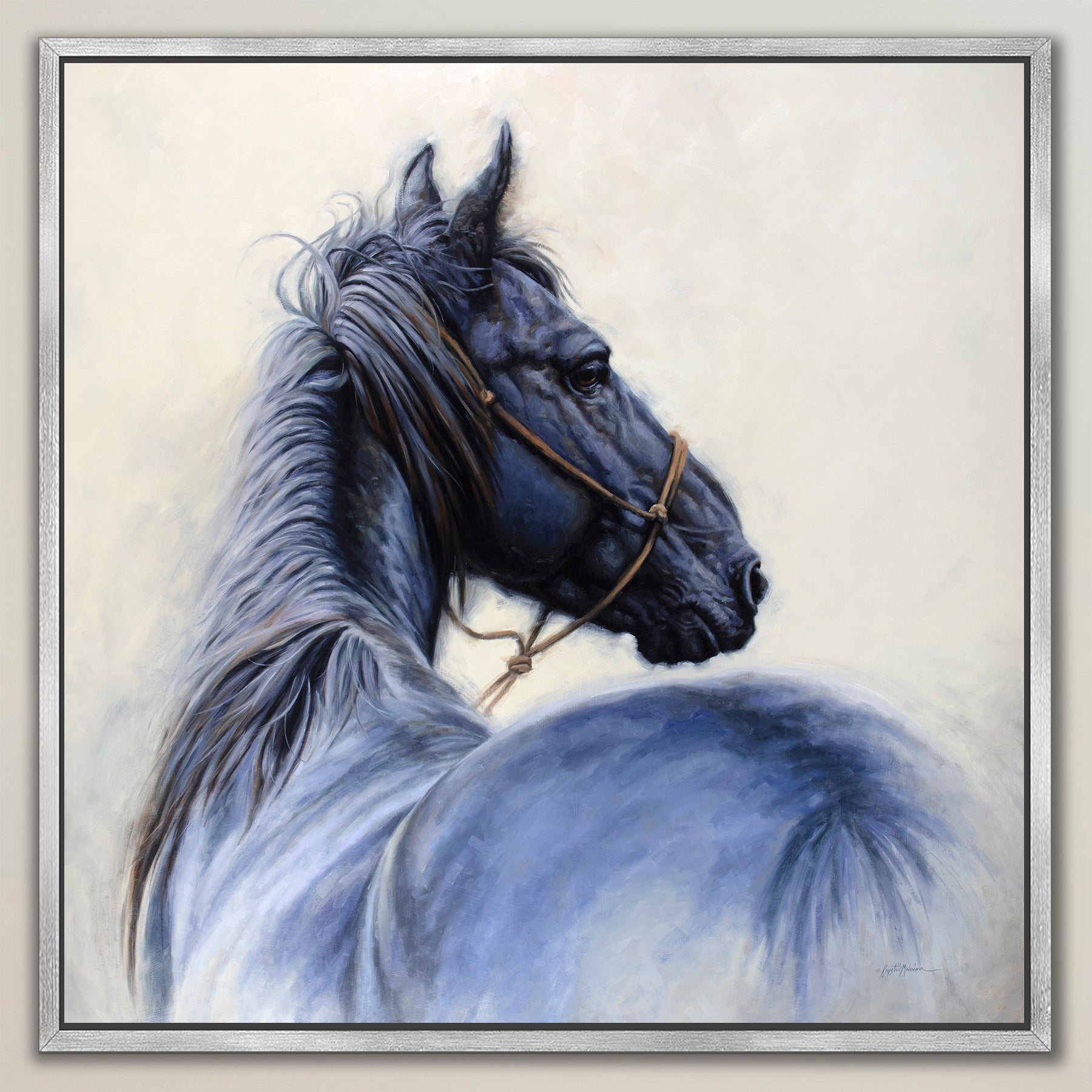 Mustang ~ Square Canvas Edition Print