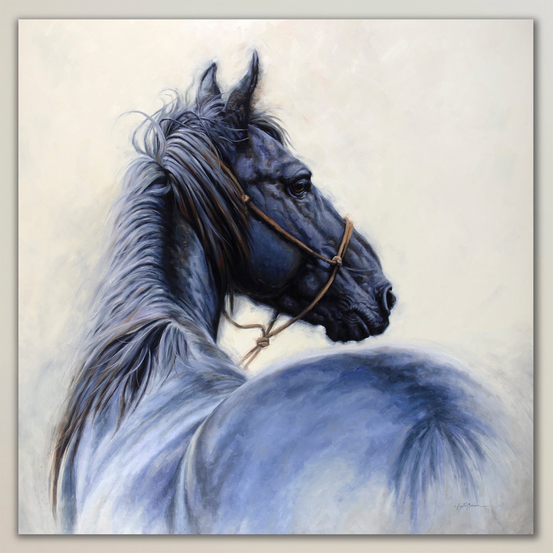 Mustang ~ Square Canvas Edition Print