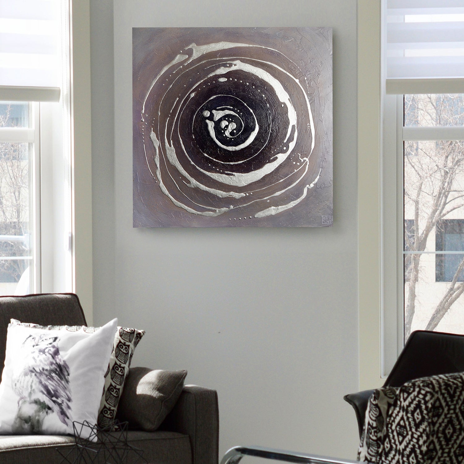 Origin ~ 24"x24" ~ Original Textured Painting on Panel