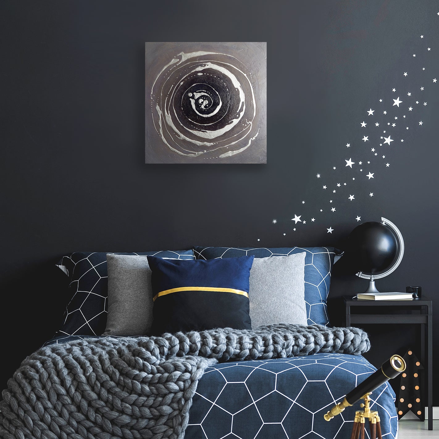 Origin ~ 24"x24" ~ Original Textured Painting on Panel