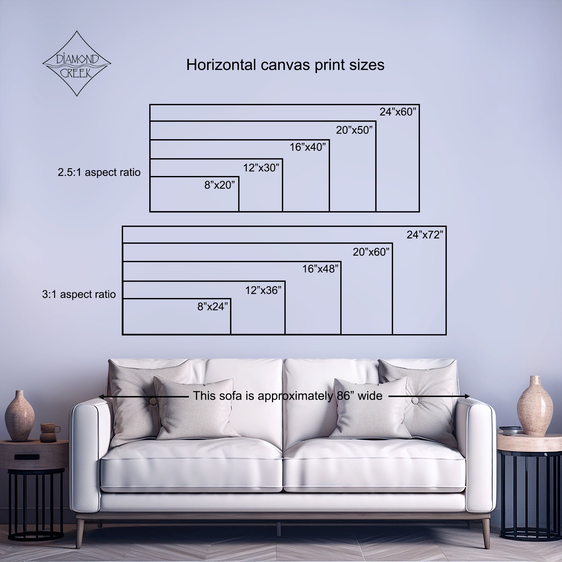 Taos ~ Horizontal Canvas Print Edition