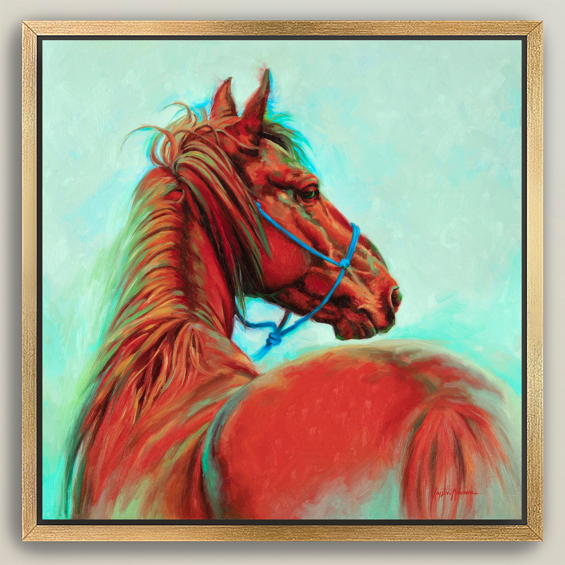 Mustang Colors ~ Square Canvas Edition Print Set