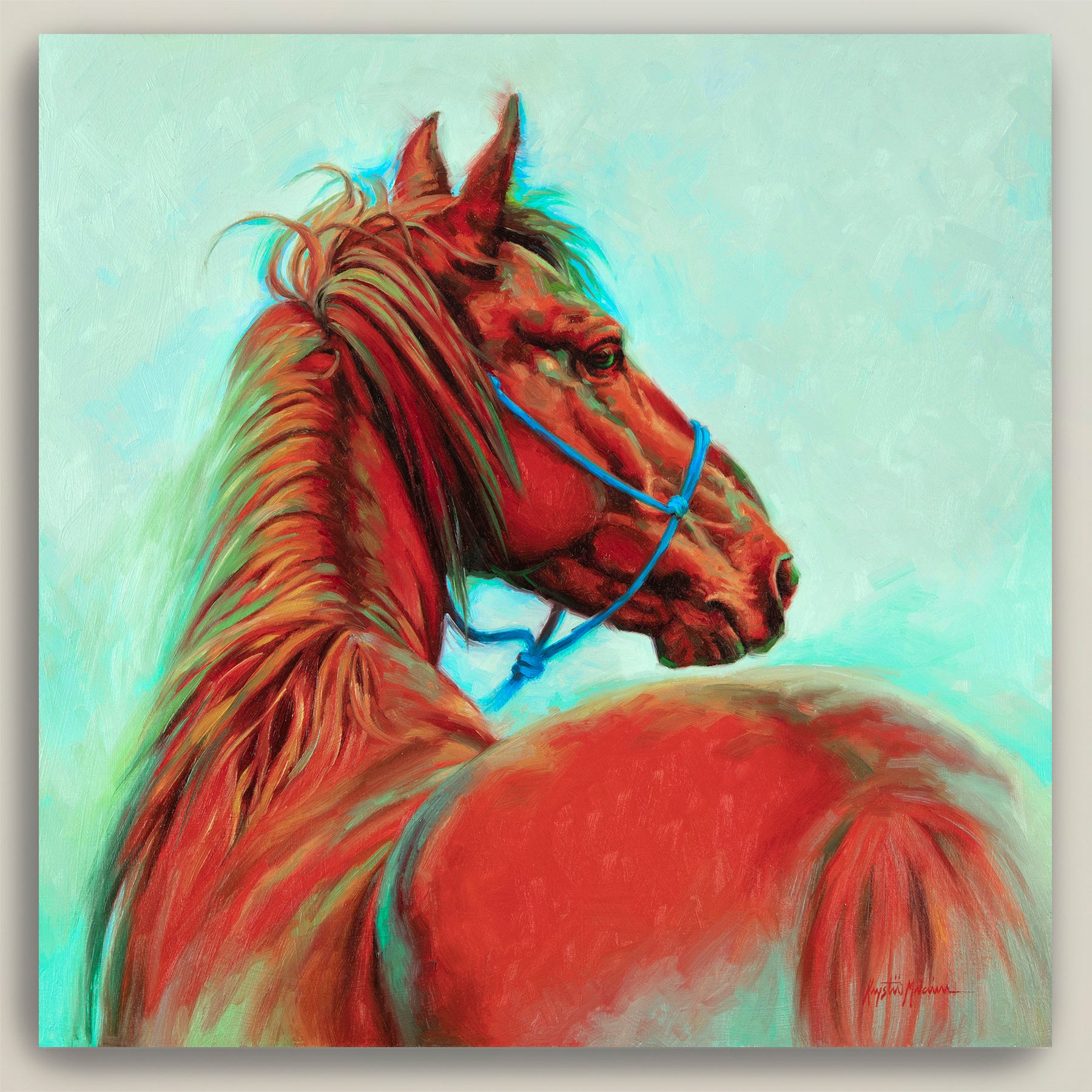 Mustang Colors ~ Square Canvas Edition Print Set