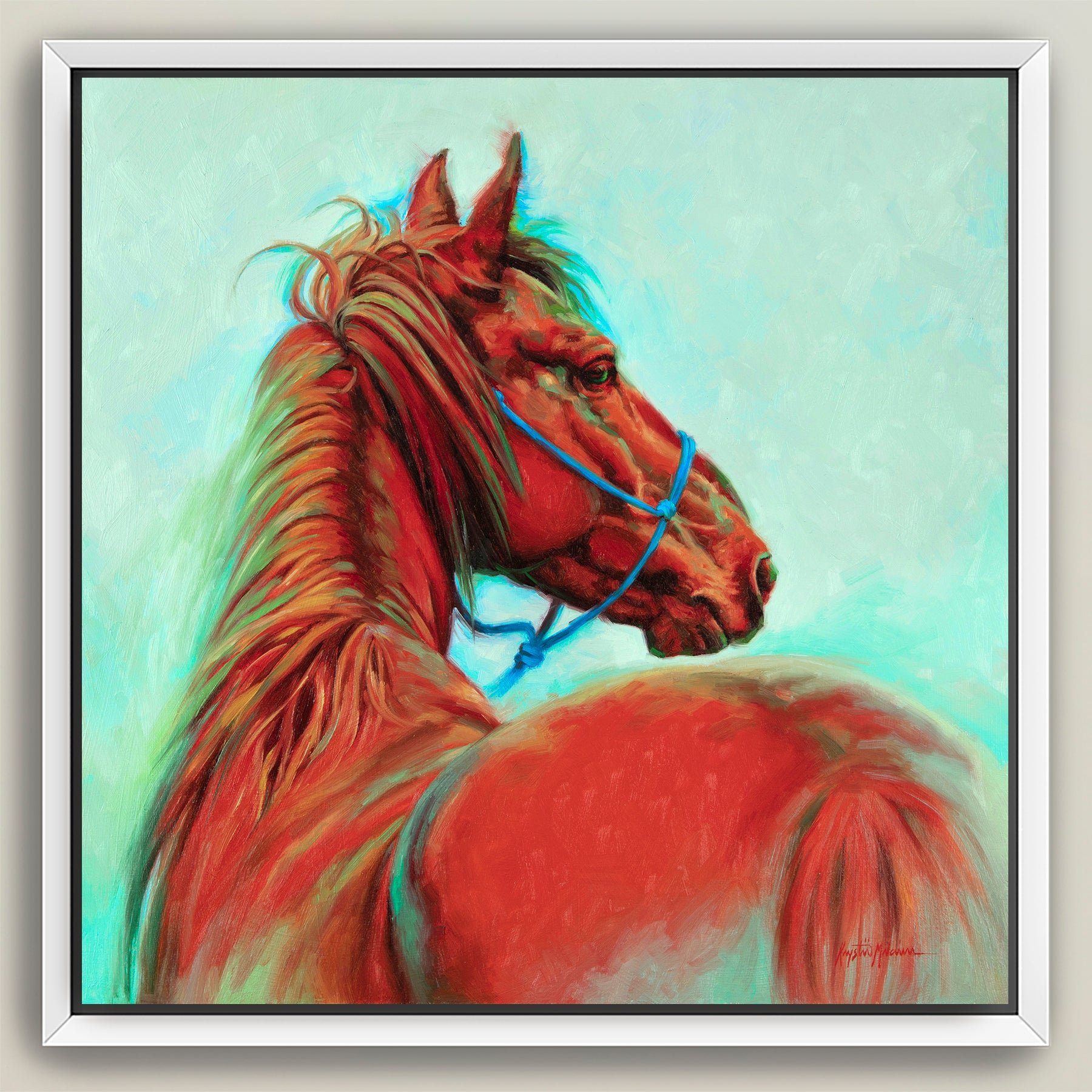 Mustang Colors ~ Square Canvas Edition Print Set