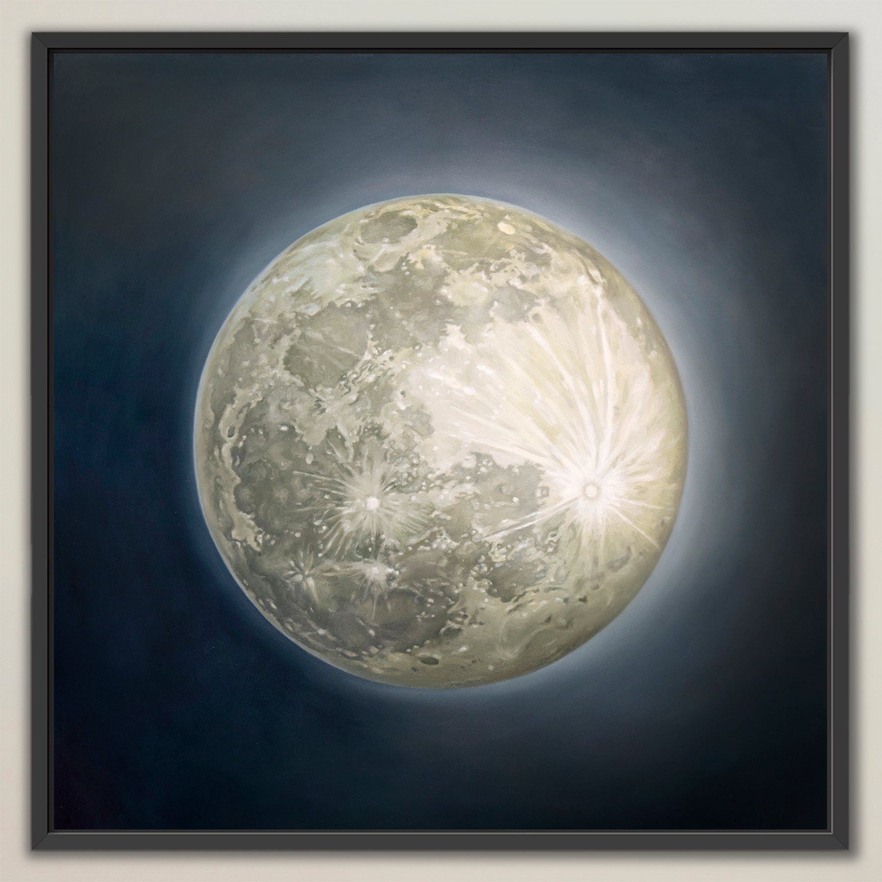 Snow Moon ~ Square Canvas Edition Print