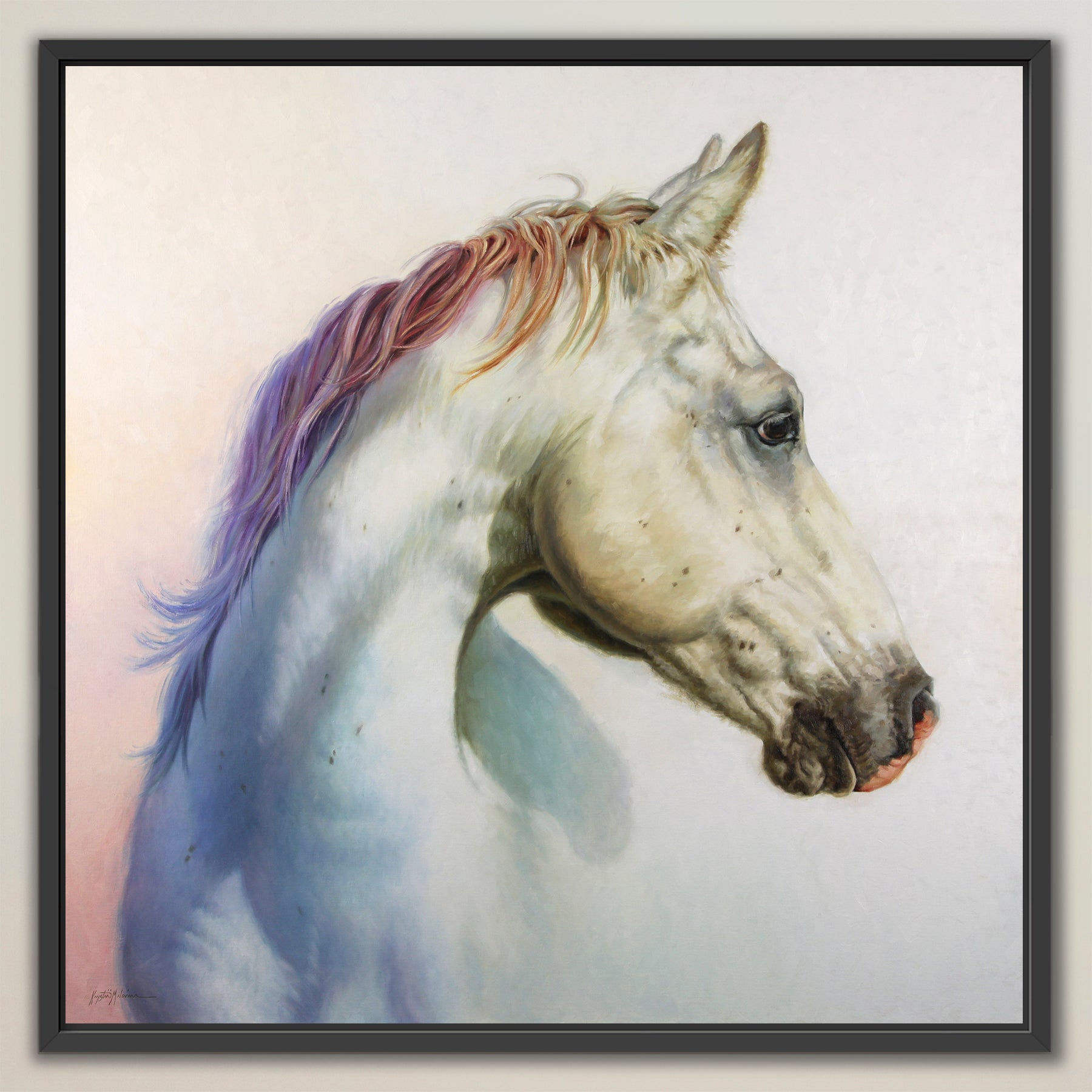 Spirit Horse ~ Square Canvas Edition Print