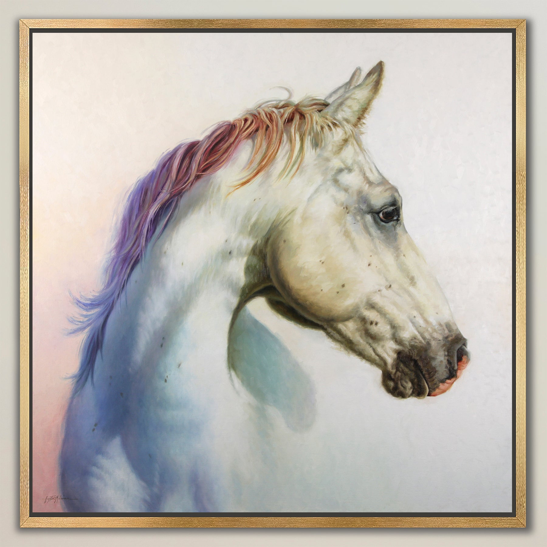 Spirit Horse ~ Square Canvas Edition Print