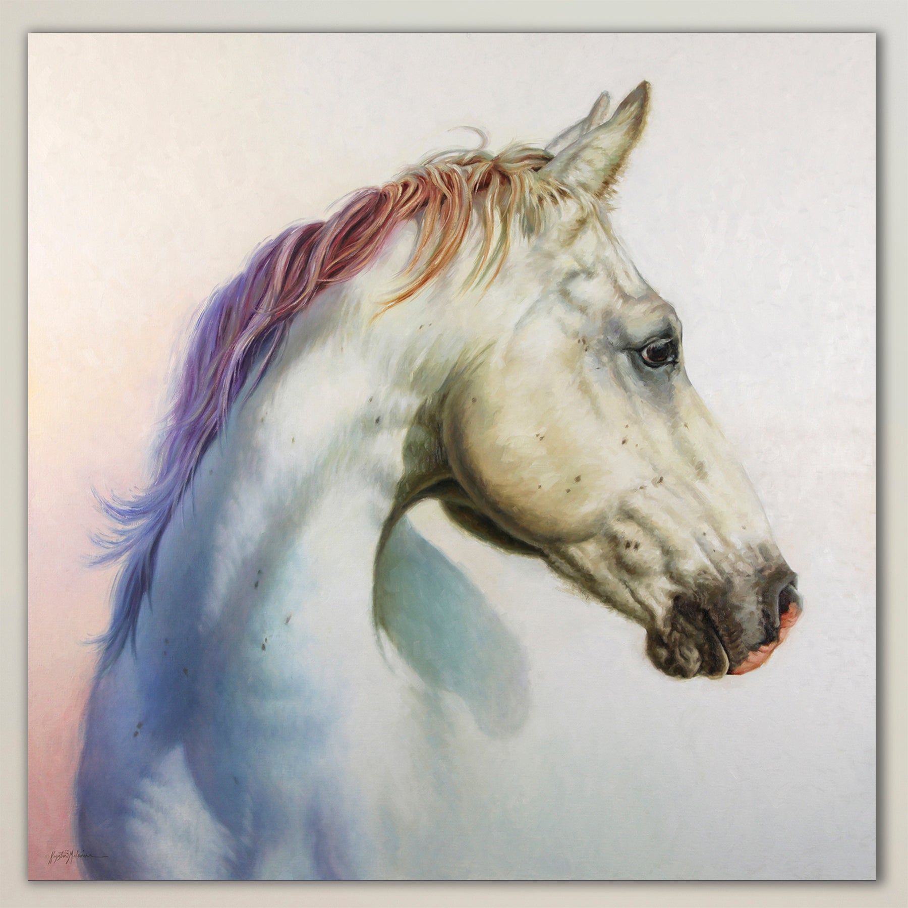 Spirit Horse ~ Square Canvas Edition Print